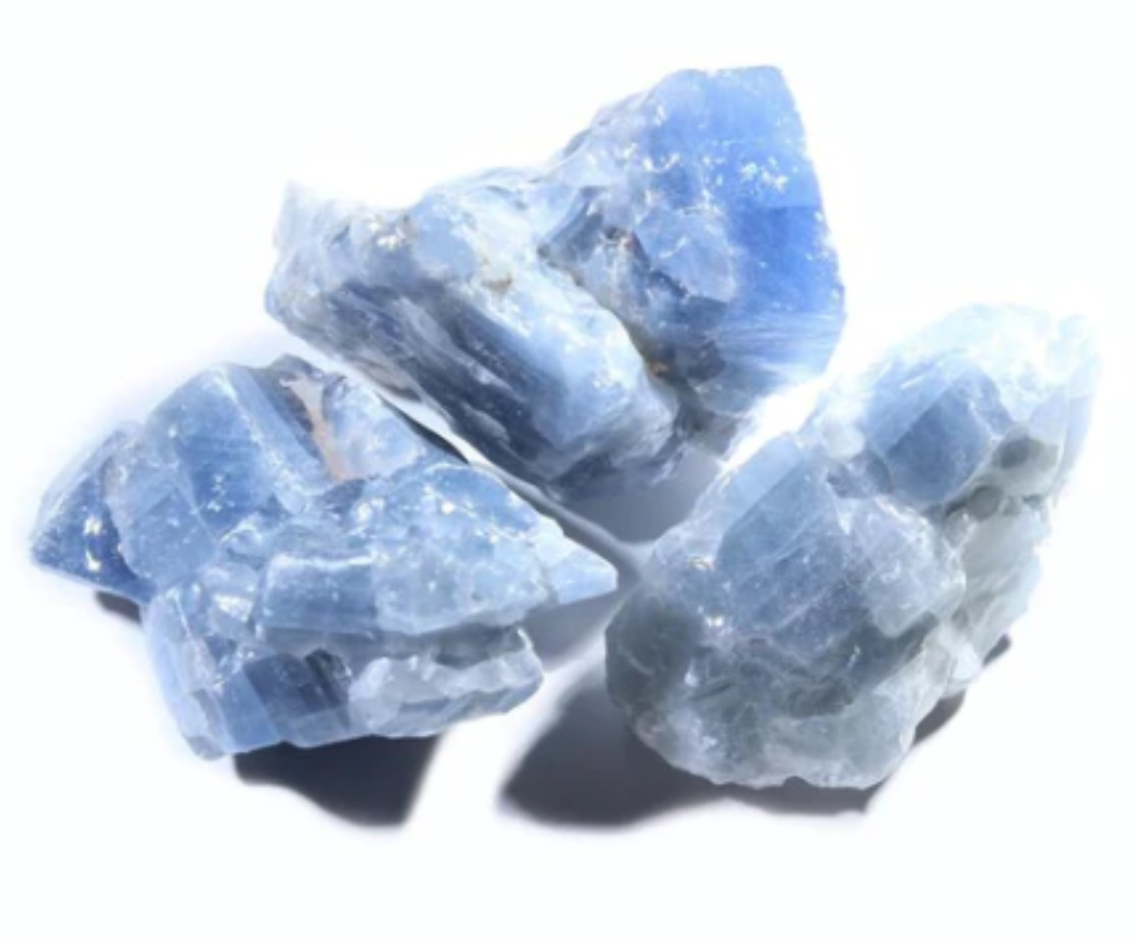 Blue Calcite – Rough Rock for Collection, Home Decor – Bulk Wholesale 1LB option