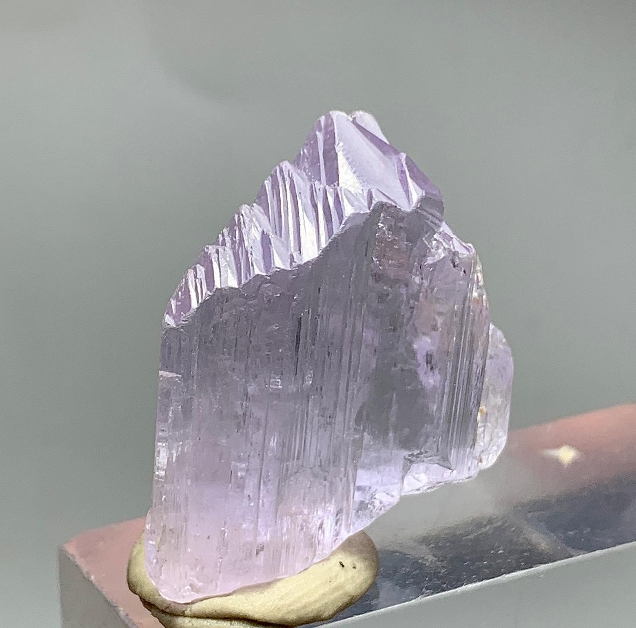68 Carat Natural Pink Kunzite Crystal From Afghanistan