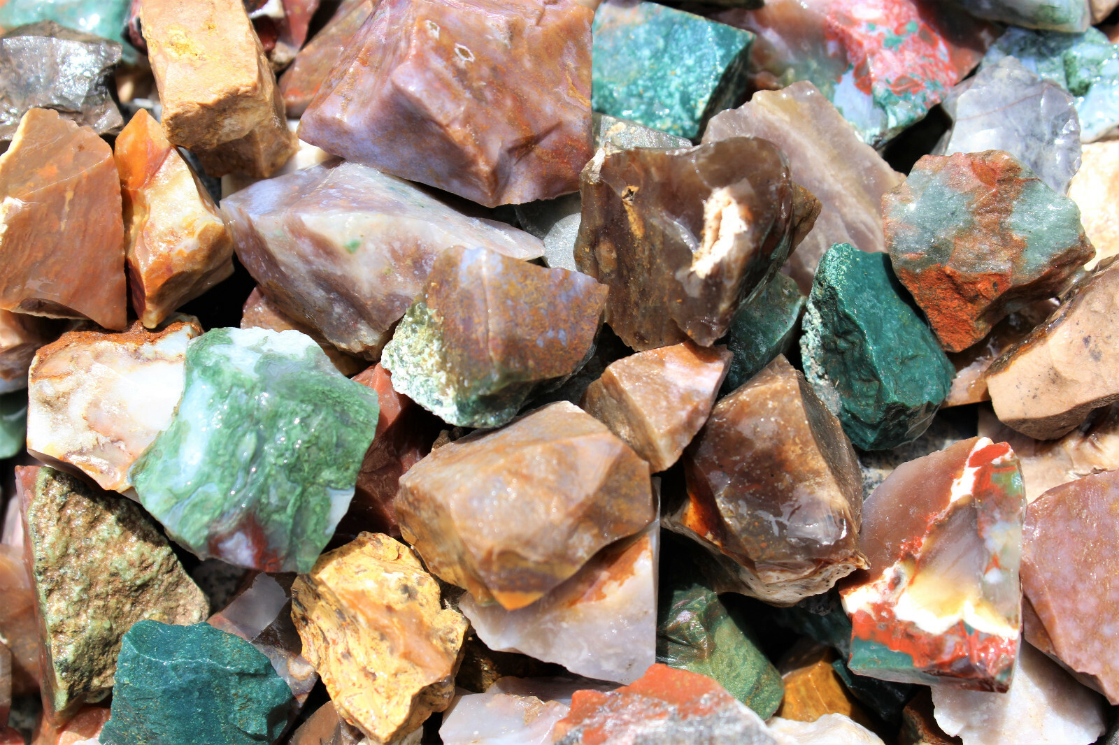 Rough Fancy Jasper Crystals: Choose How Many Pieces (Raw Natural Jasper)