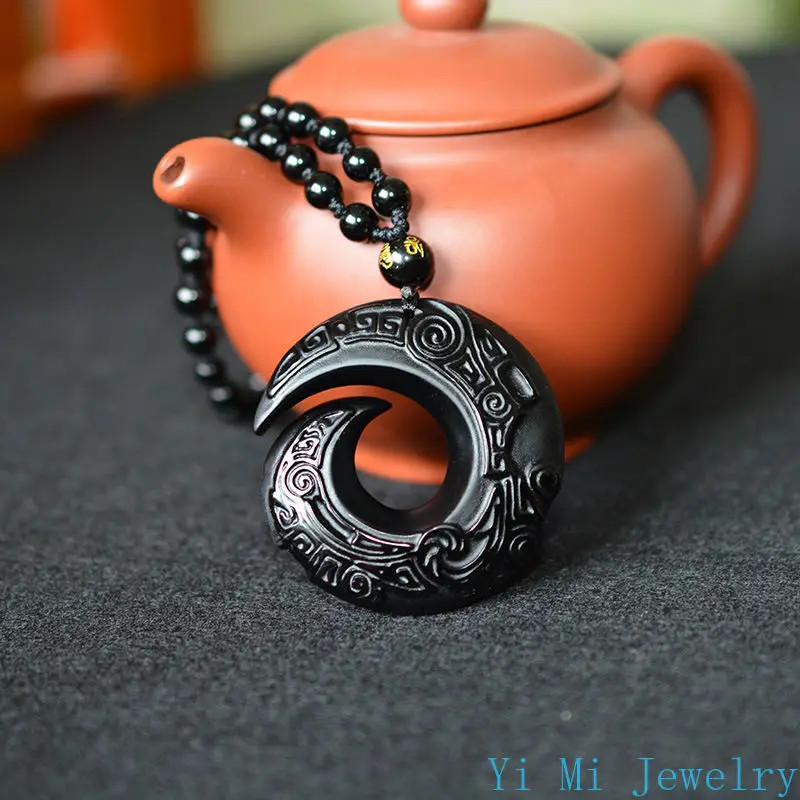 Raw Stone Necklace Crafts Decorative Craft Organic Material Feng.