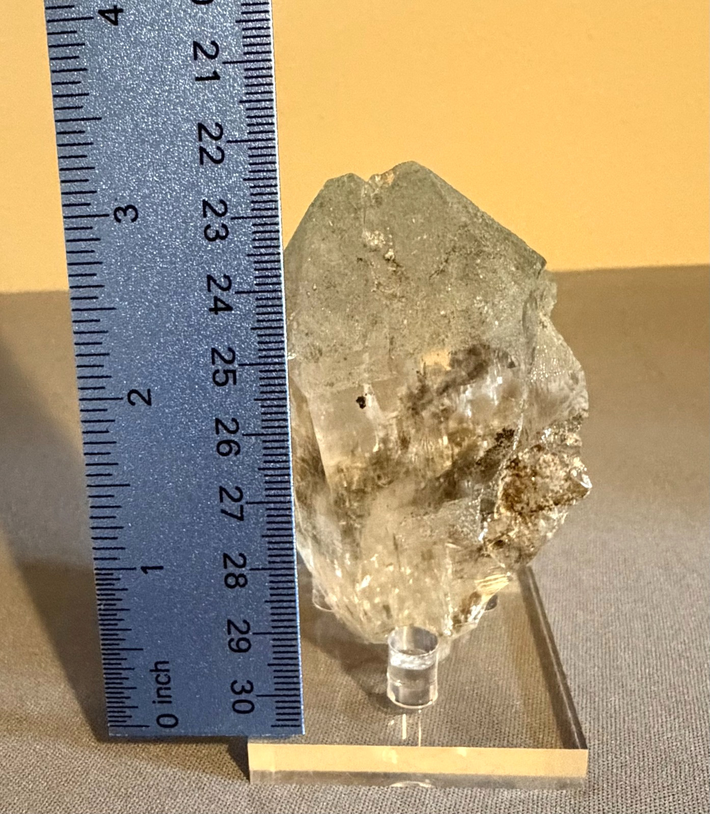 Himalayan Quartz Crystal with Chlorite Inclusions – Unpolished – Rainbow