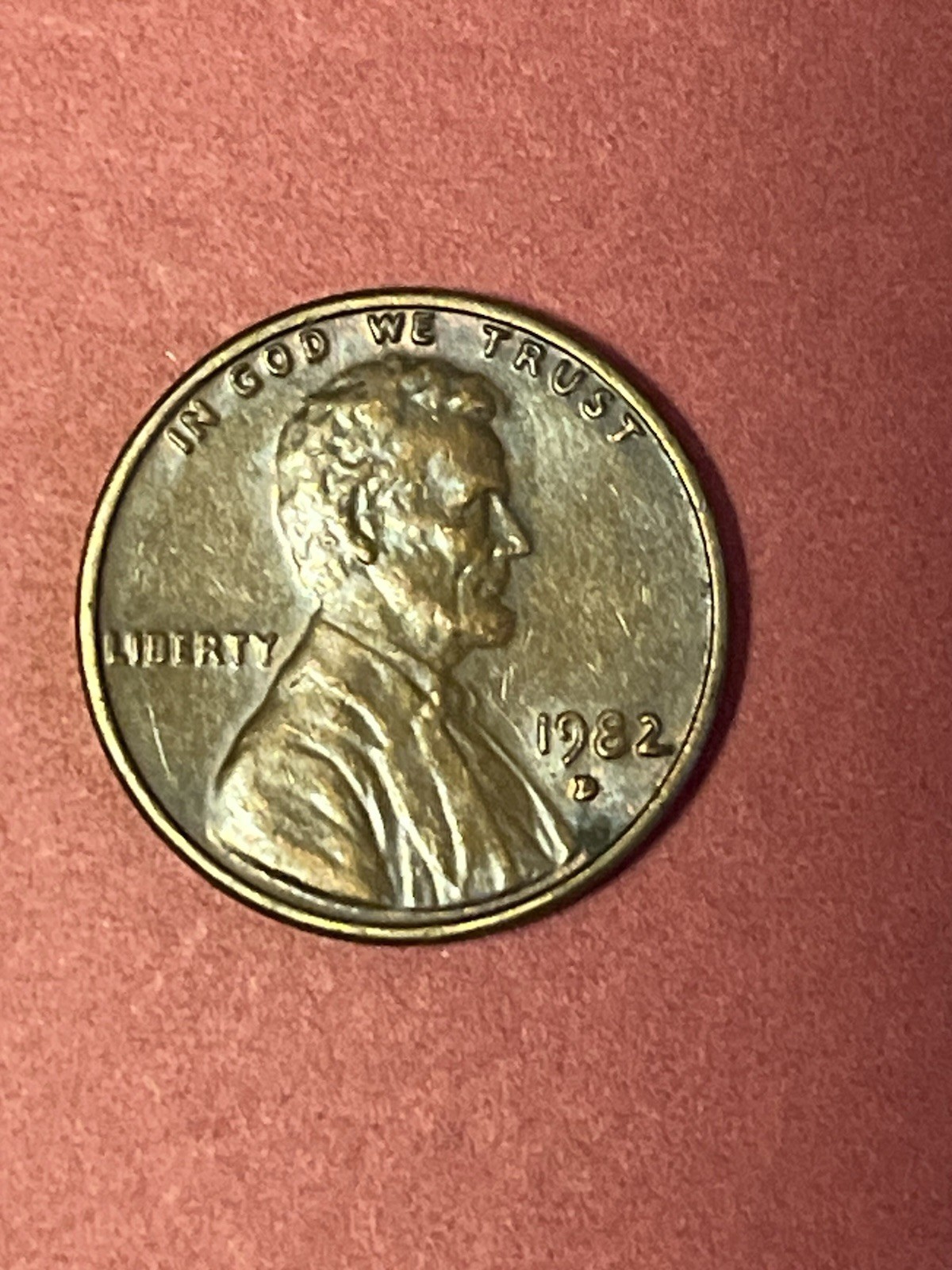 1992 penny close am no mint mark
