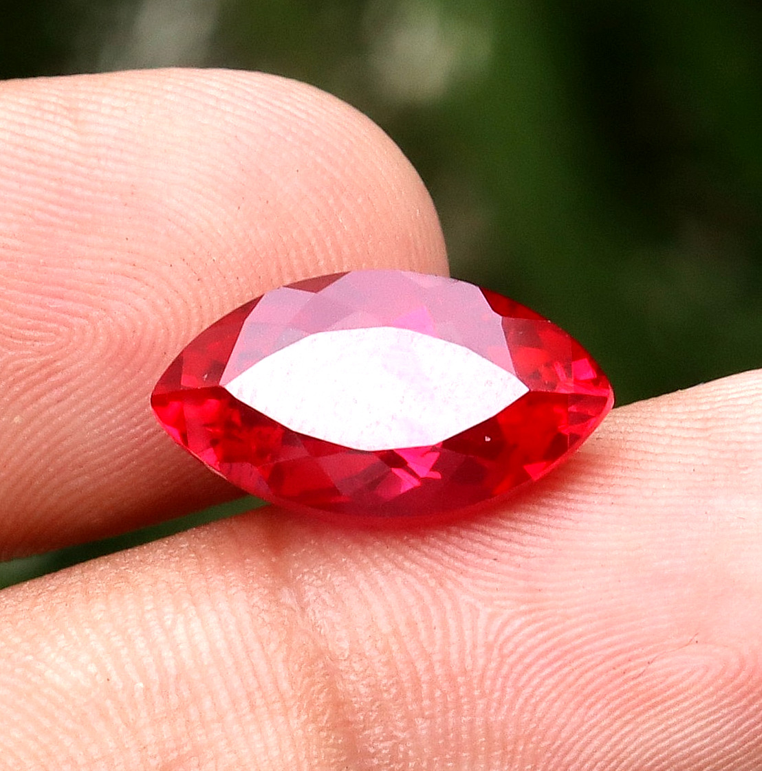 Natural Mozambique Blood Red Ruby Marquise Cut Loose Certified Gemstone 8.70 Ct