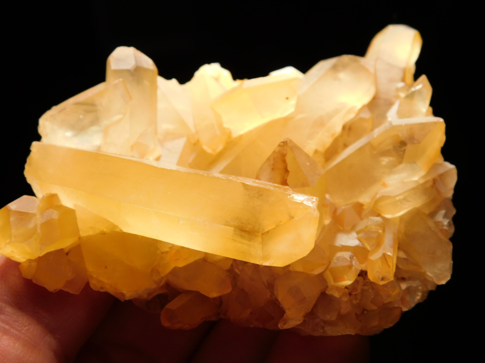 GOLDEN Healer Quartz Crystal Cluster 100% Natural Brazil 79.2gr