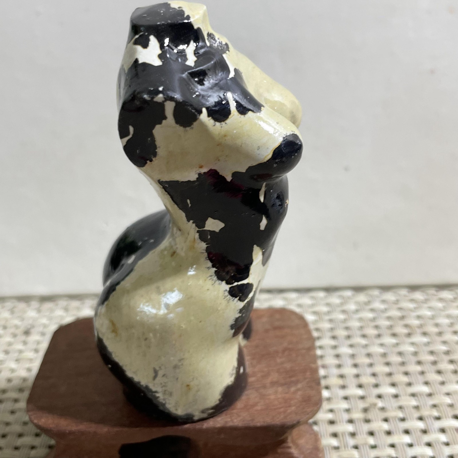 Rare 134G Traditional Chinese PaintingHand Carving Female Model