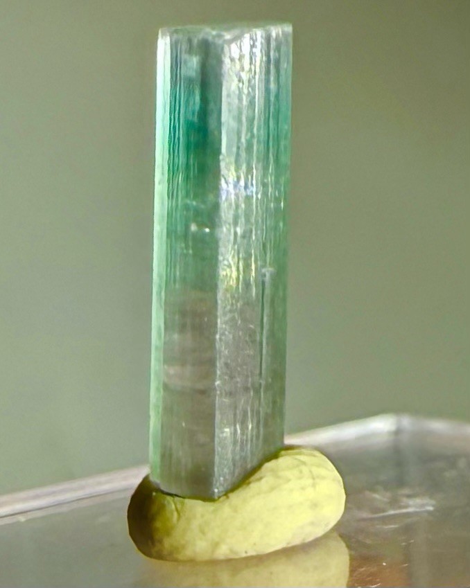 Purple Cap Watermelon Tourmaline Crystal Natural Raw Rough Specimen Matrix