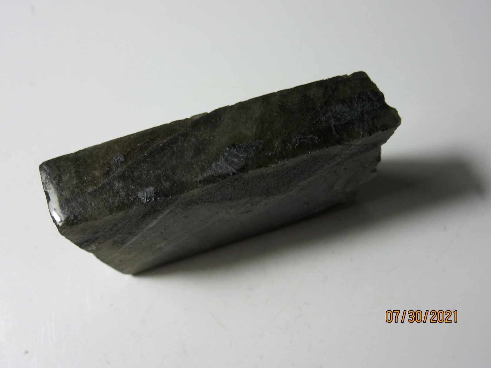 Labradorite Polished One Side/Natural the Other 2 5/16″ Collectible LS-1-8