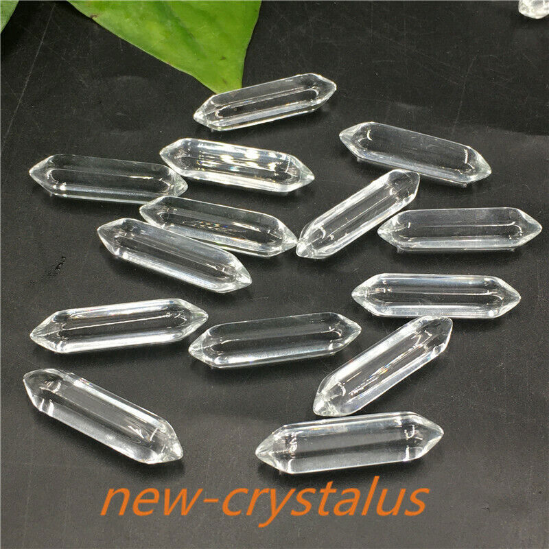 Wholesale! A Lot Natural Obelisk Quartz Crystal Wand Double Point Reiki Healing