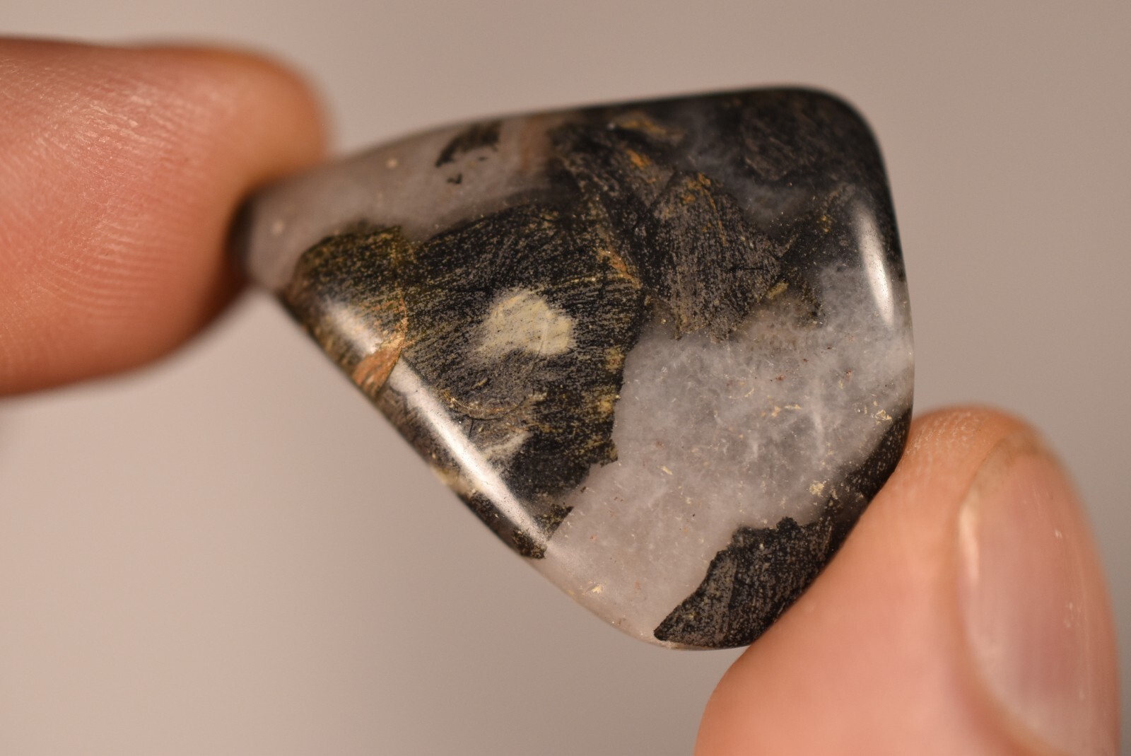 5 *SILVER LEAF JASPER* Tumbled Stones 2-4cm 71g Natural Stone