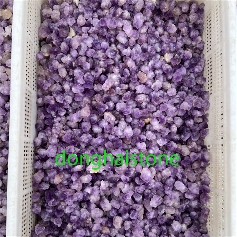 A+ 50g Natural Amethyst Rough Quartz Crystal Mineral Specimens Reiki Healing
