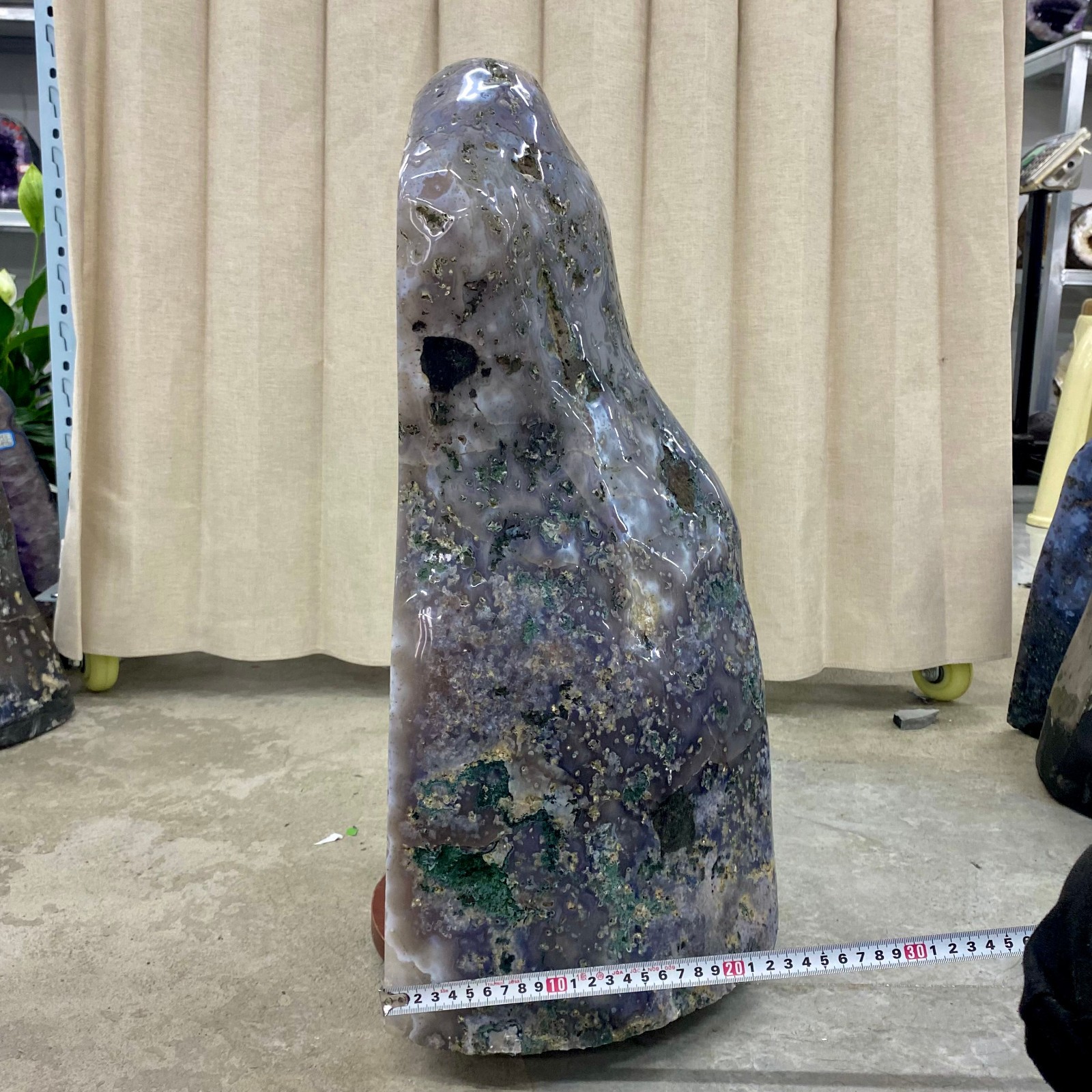 97.86LB Natural agate Amethyst geode quartz cluster crystal Cathedral specimen