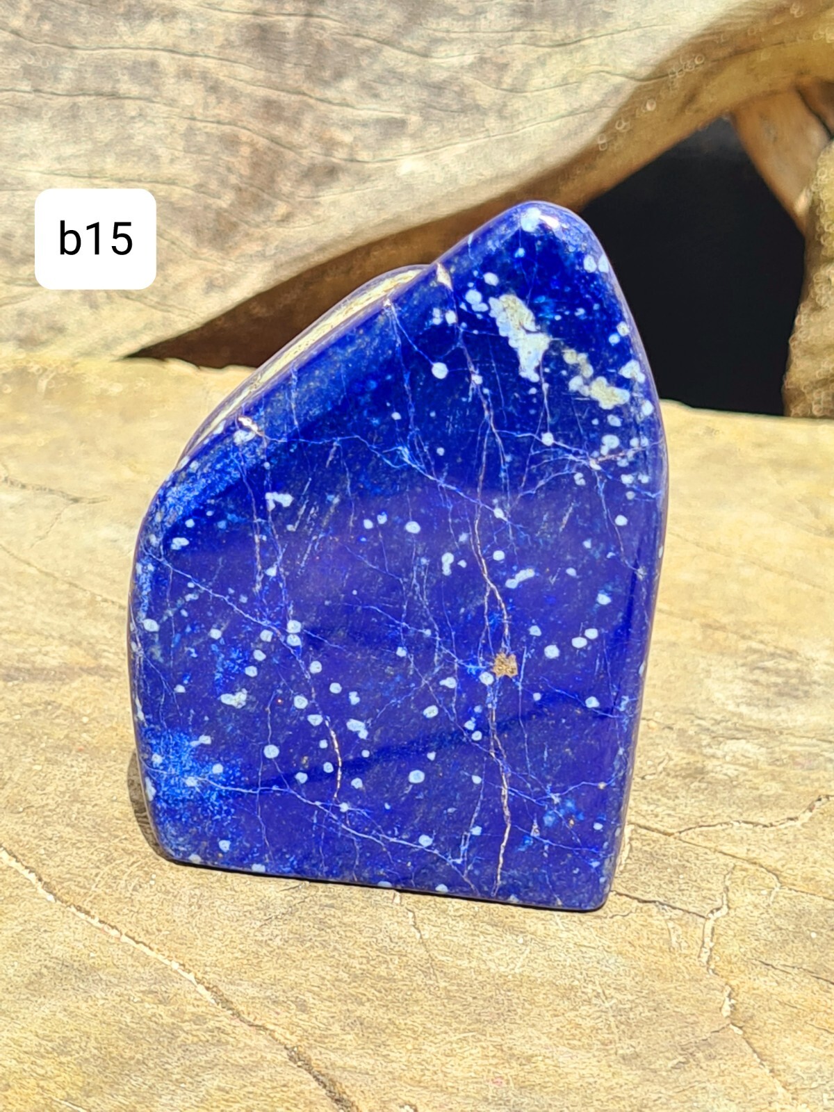 Lapis Lazuli freeform Polished Gemstone 185grams #B15