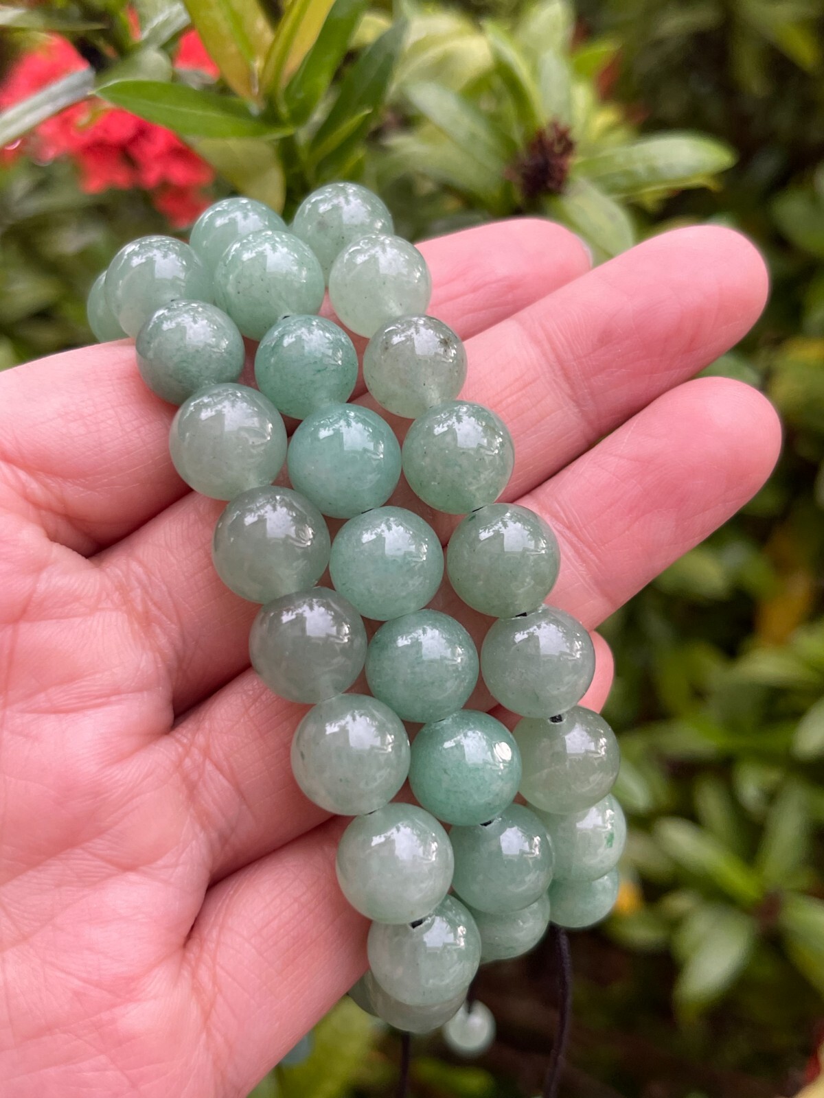 Grade A++Green Aventurine Crystal Adjustable Bead Bracelet 10mm,Genuine Bracelet