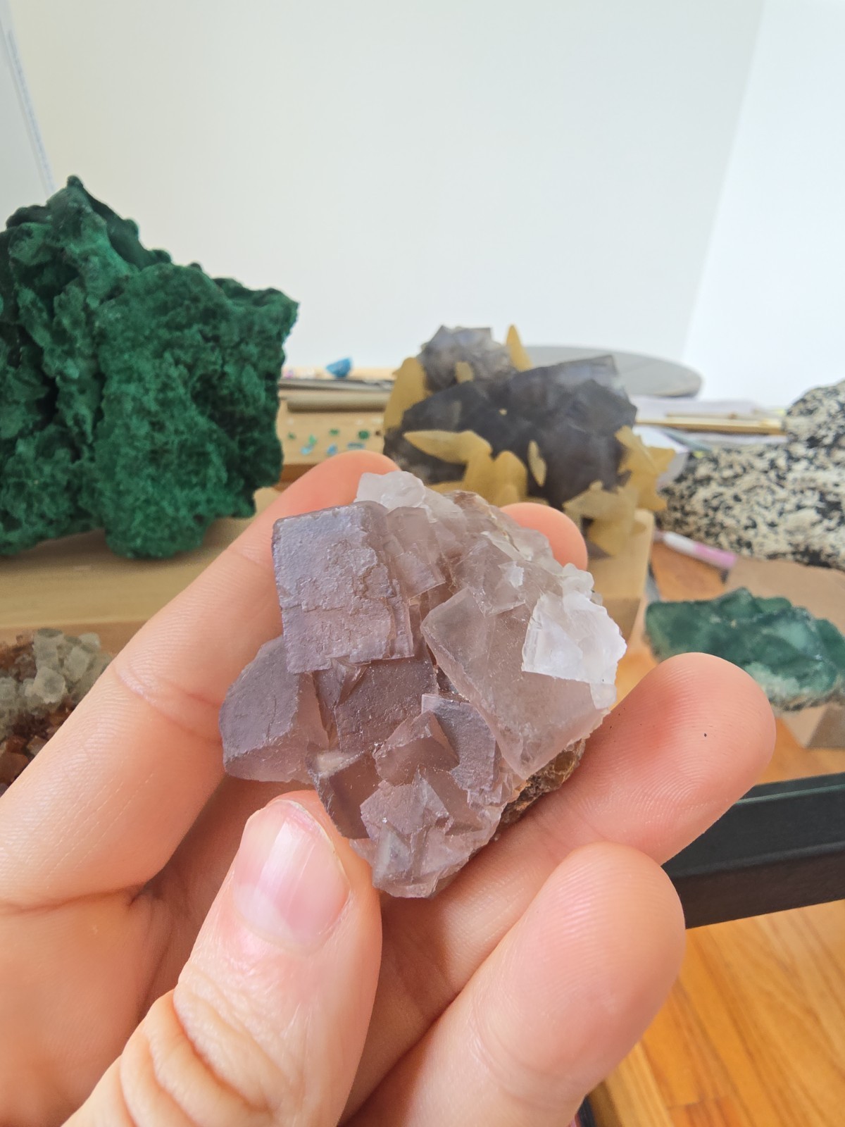 FLUORITE – Light Purple – 87g – From Pakistan – Crystal Mineral Specimen