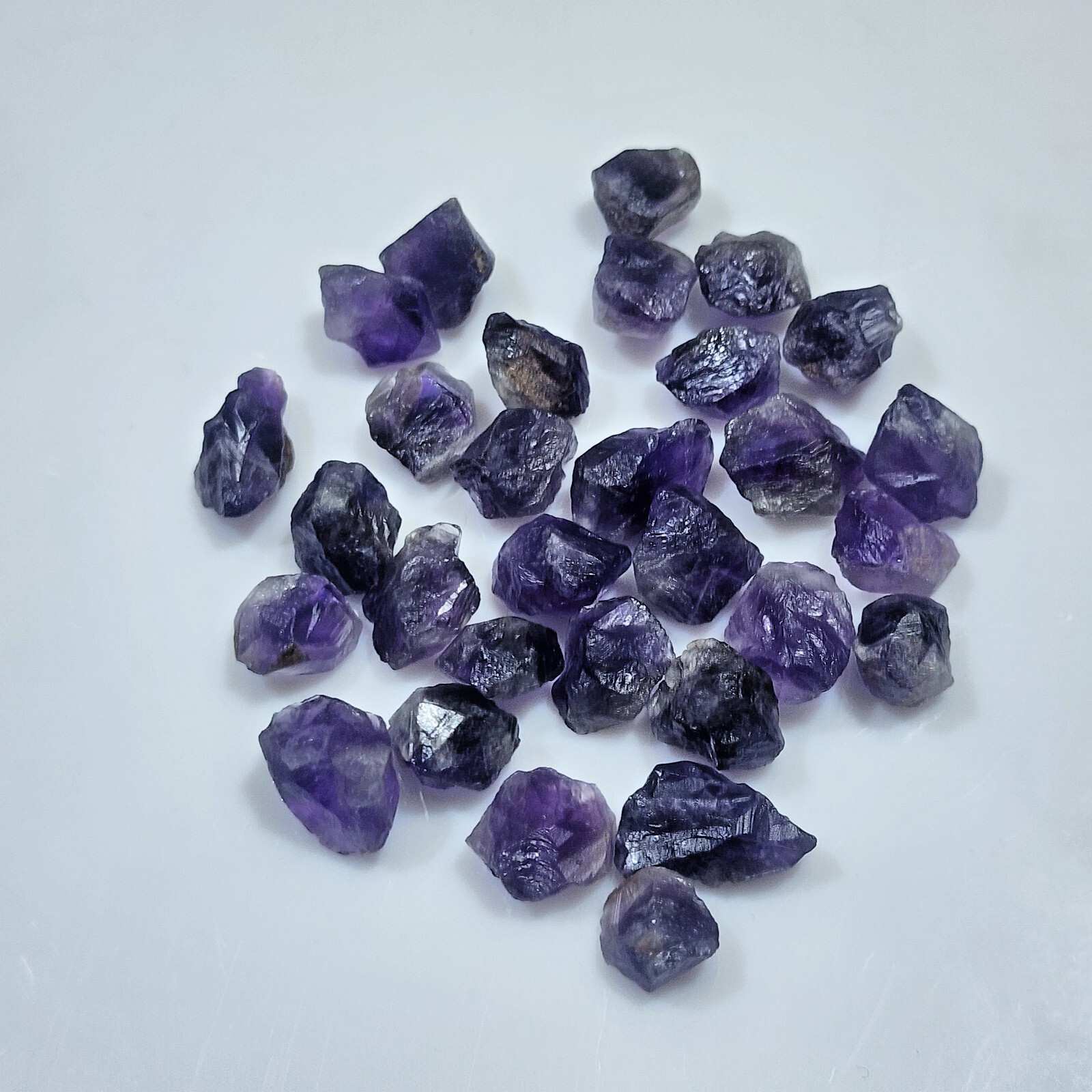 Gorgeous Raw Amethyst Crystal Chunks Size 14-21 MM Approx Bulk Lot Amethyst Raw