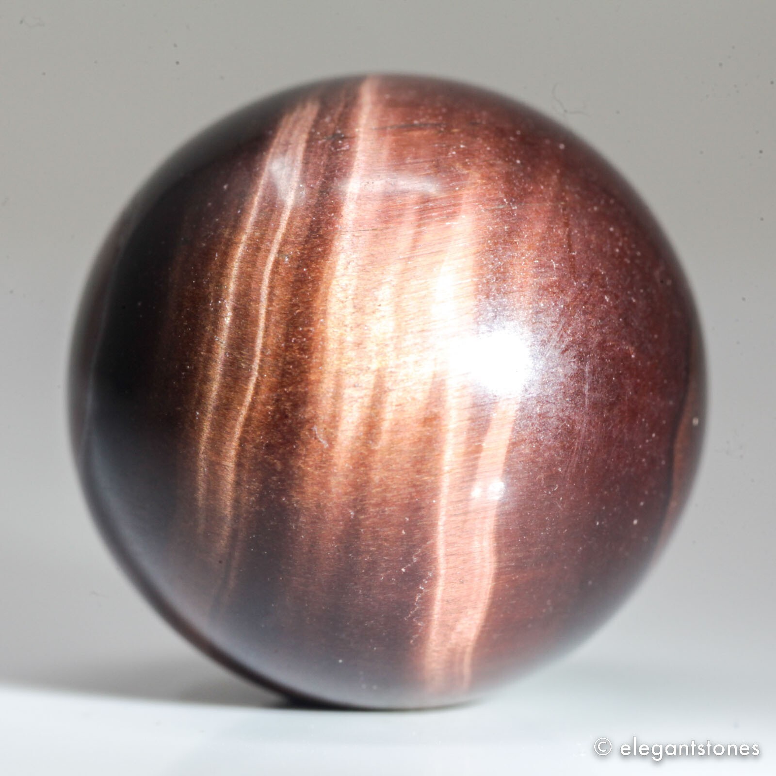 25g26mm Red Tiger Eye Sphere Crystal Ball Natural Quartz Healing Gemstone Chakra