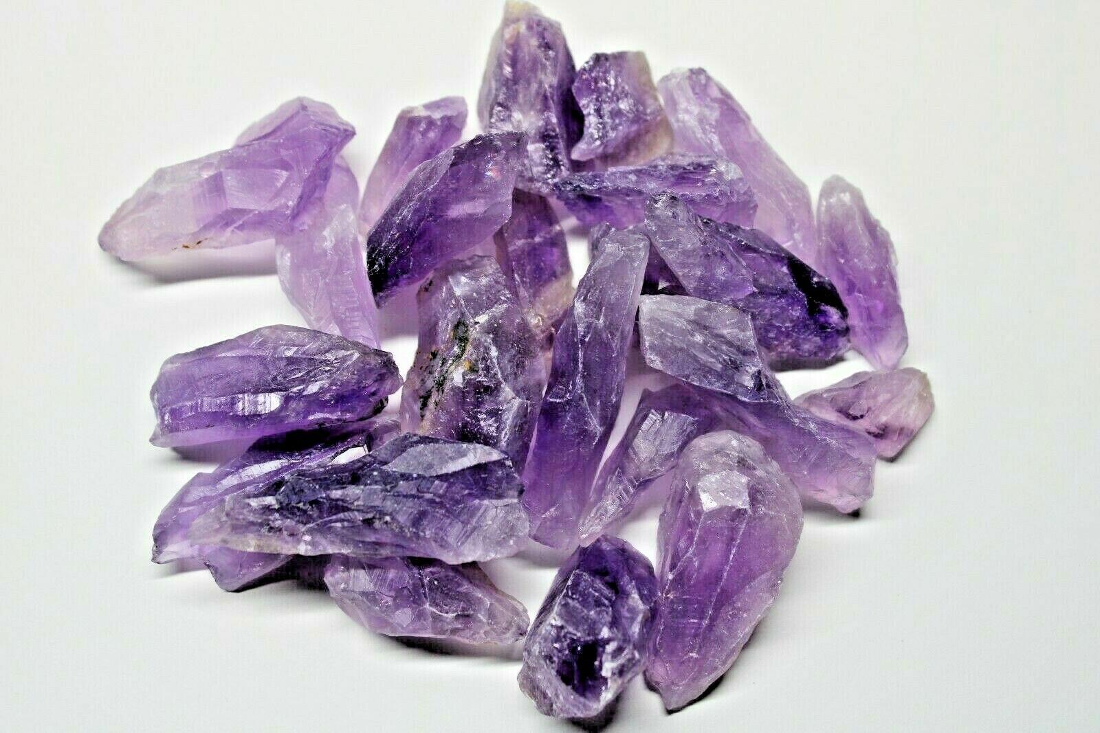 1/4 lb Rough Amethyst Pieces Points Chunks Crystals Rocks Bulk Gems Jewelry