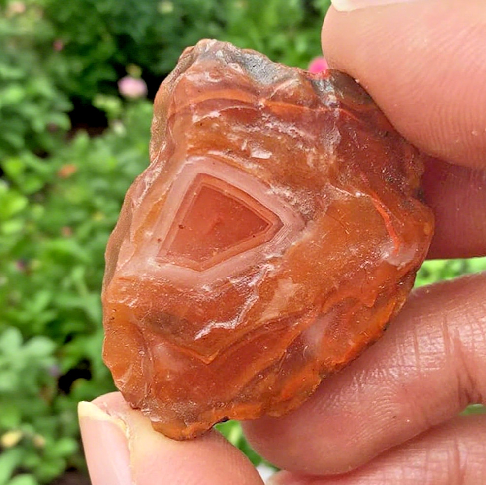 5PCS Raw Carnelian Crystal Stone Natural Orange-Red Gemstone – Spiritual Stone