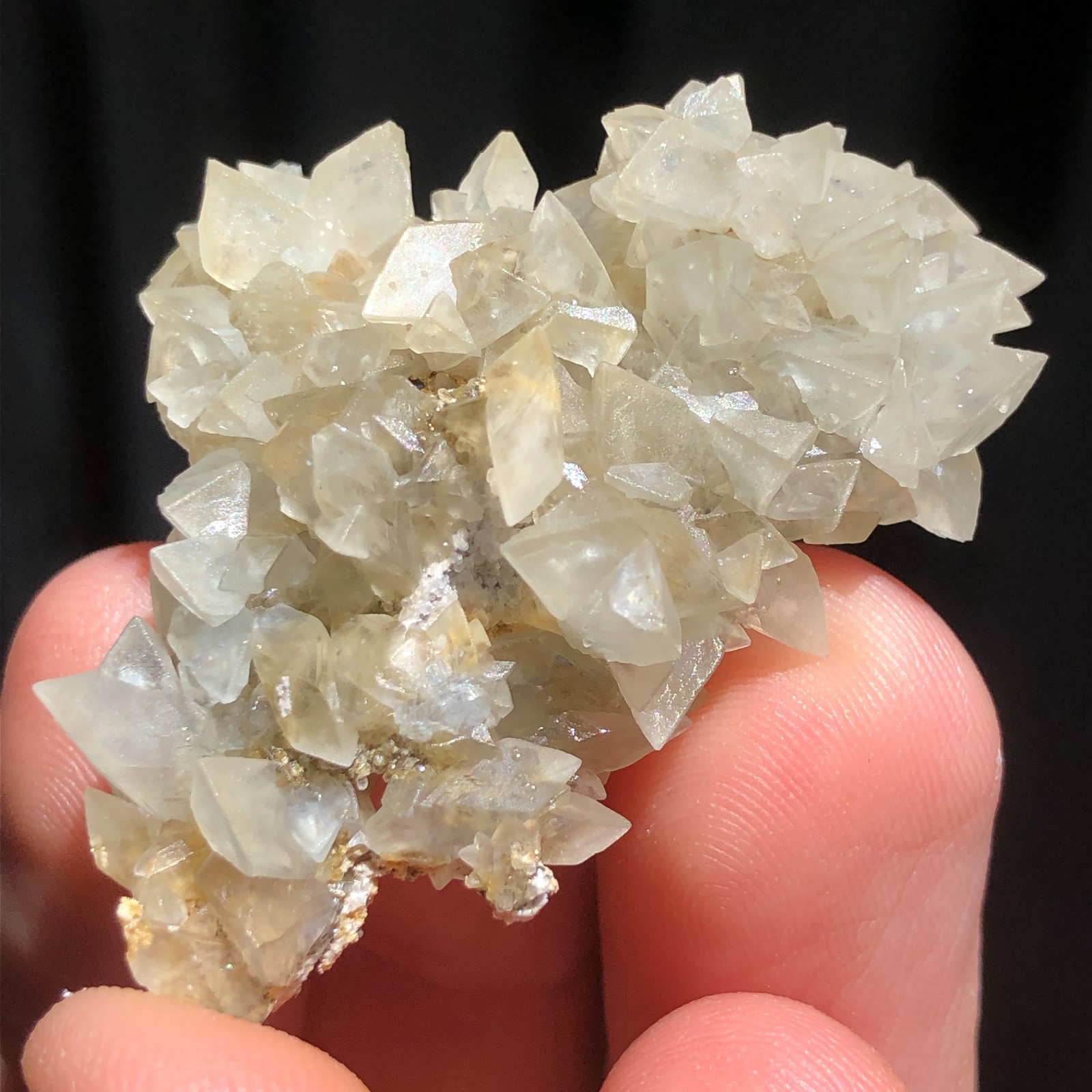 4.6cm Smithsonite Crystal Cluster from Tsumeb Mine, Namibia