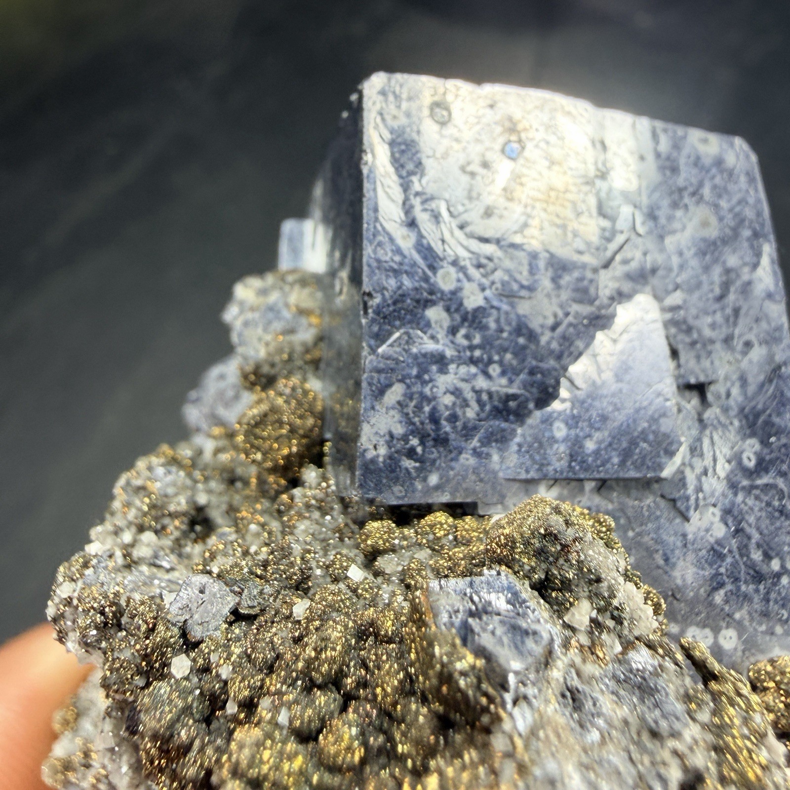 Galena Chalcopyrite Dolomite Crystal Combo / Missouri *Video*