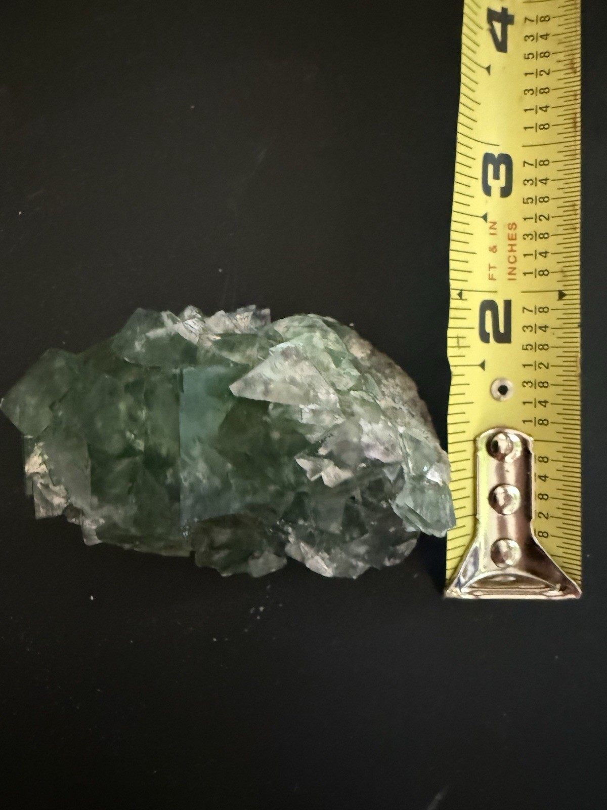 Natural Green Fluorite Cluster