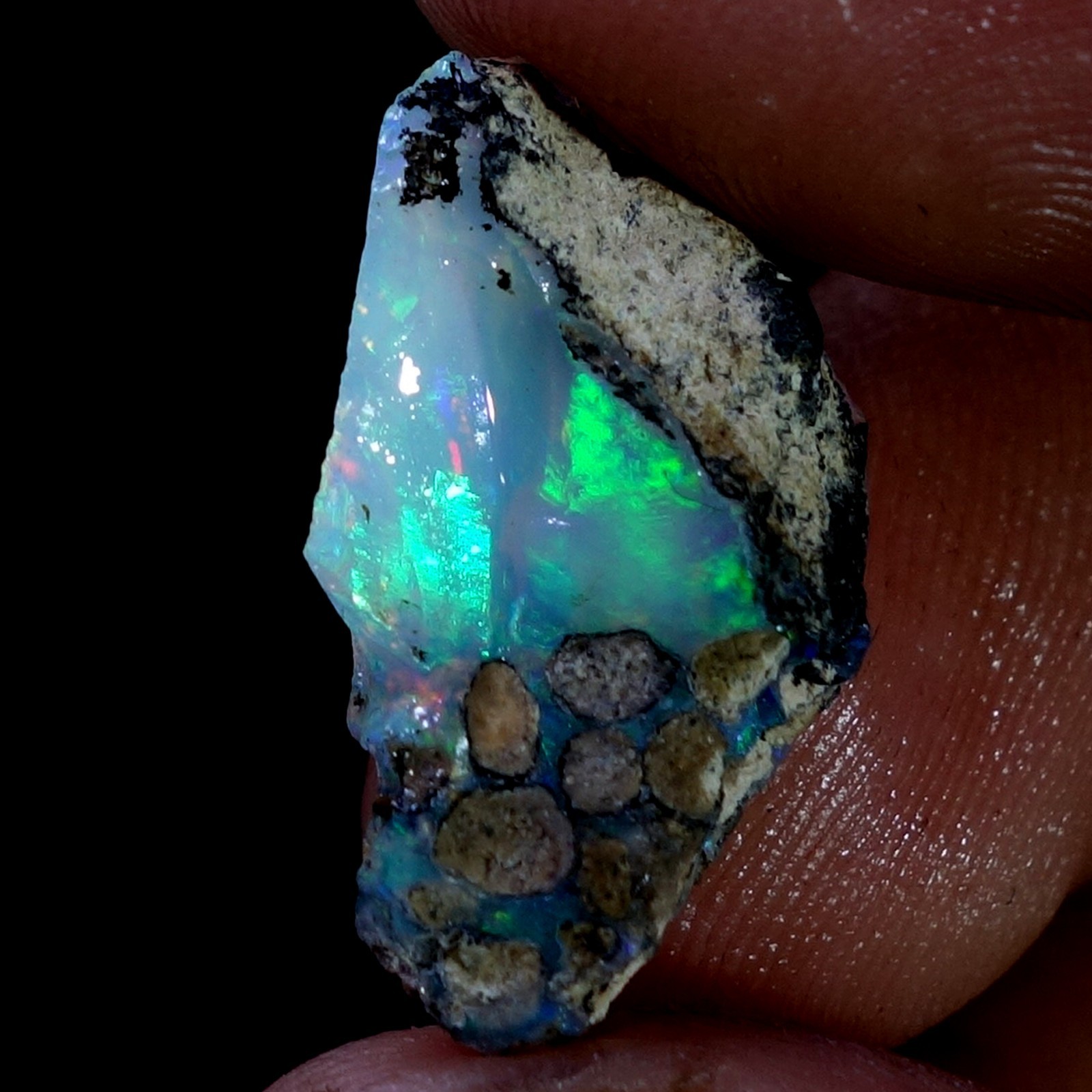 Opal Rough 06.90 Cts Natural Ethiopian Welo Opal Raw Fire Opal Jewelry OR1233