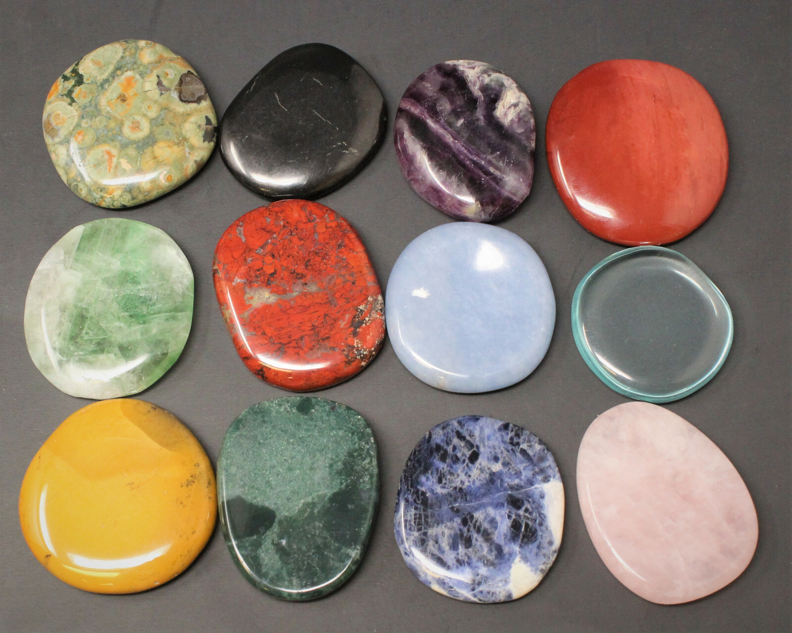Natural Palm Stone / Pocket Stone: Choose Gemstone MEDIUM SIZE (Crystal Worry)