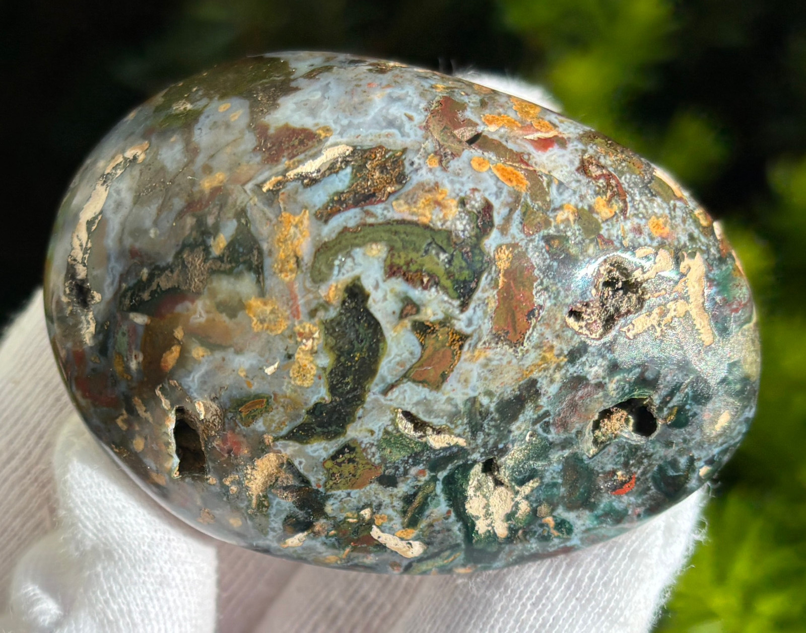 USA SALE 242g LOT OCEAN JASPER OJ PALMSTONES PALM STONES Palm Stone