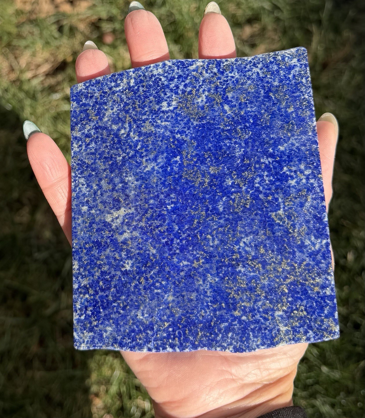 Wholesale Lot 2 Lbs Natural Lapis Lazuli Polished Slab Crystal