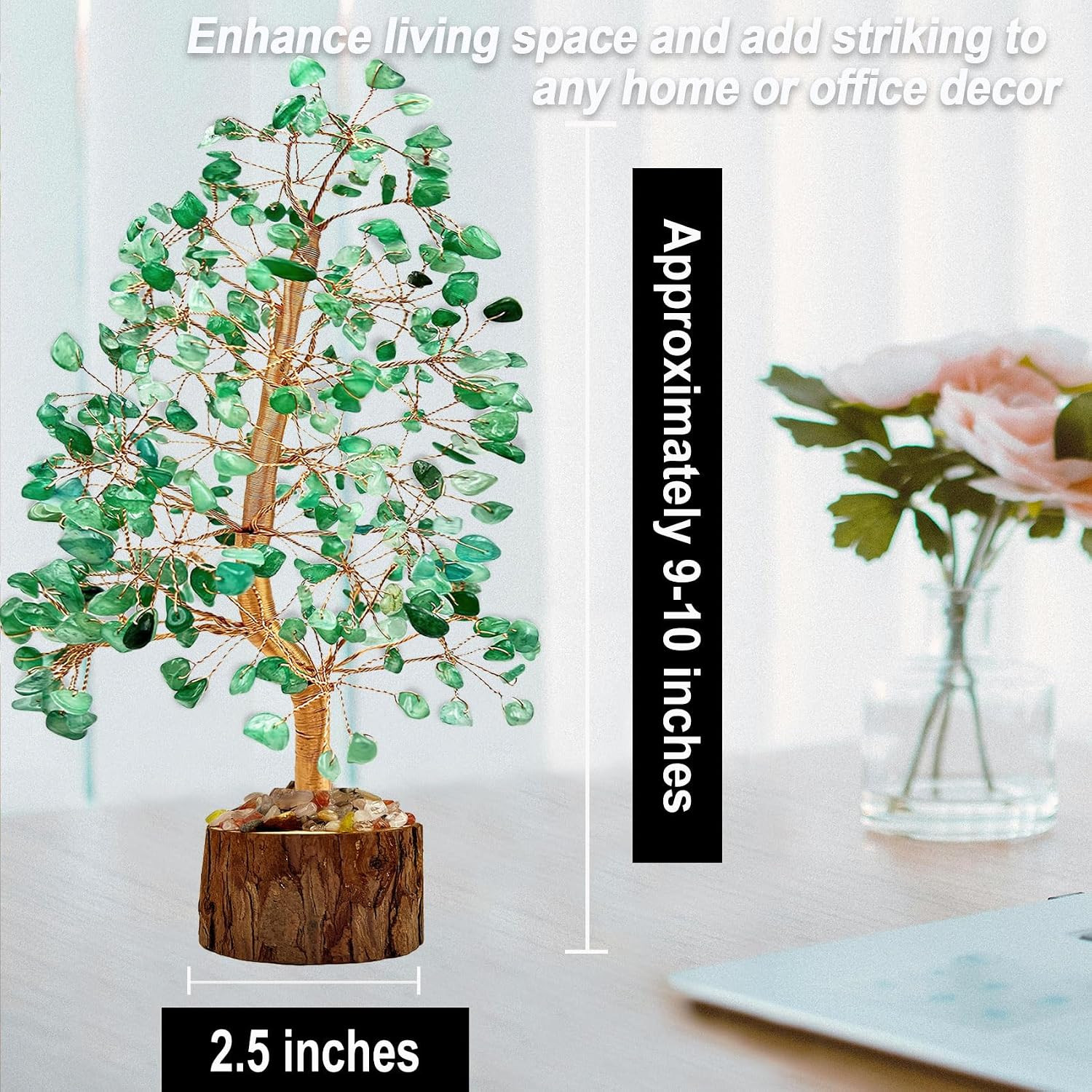 Jade Crystal Healing Chakra Tree of Life, Sister Women Mom Birthday Spiritual Gi