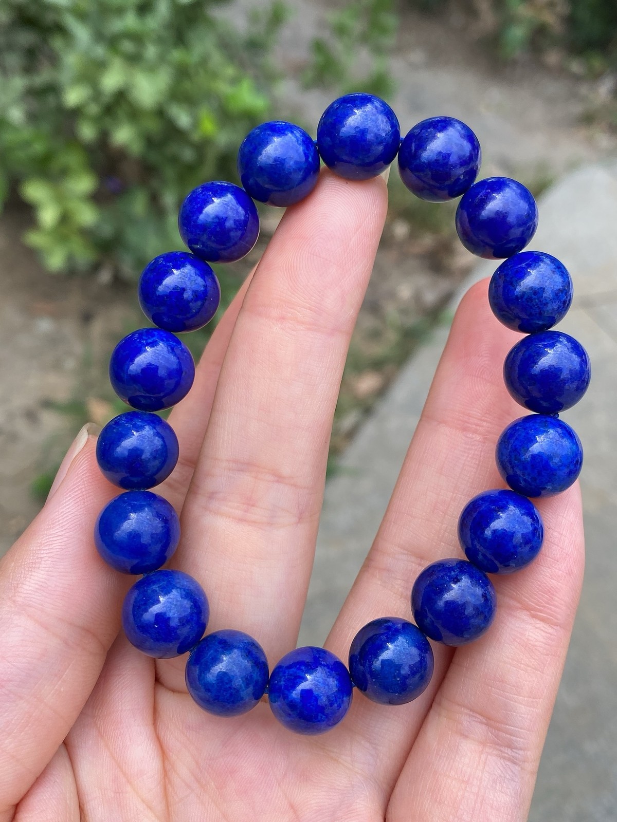 Vintage Natural Lapi Single Strand Bracelet Ethnic Dainty Daily Wear Wrist Decor