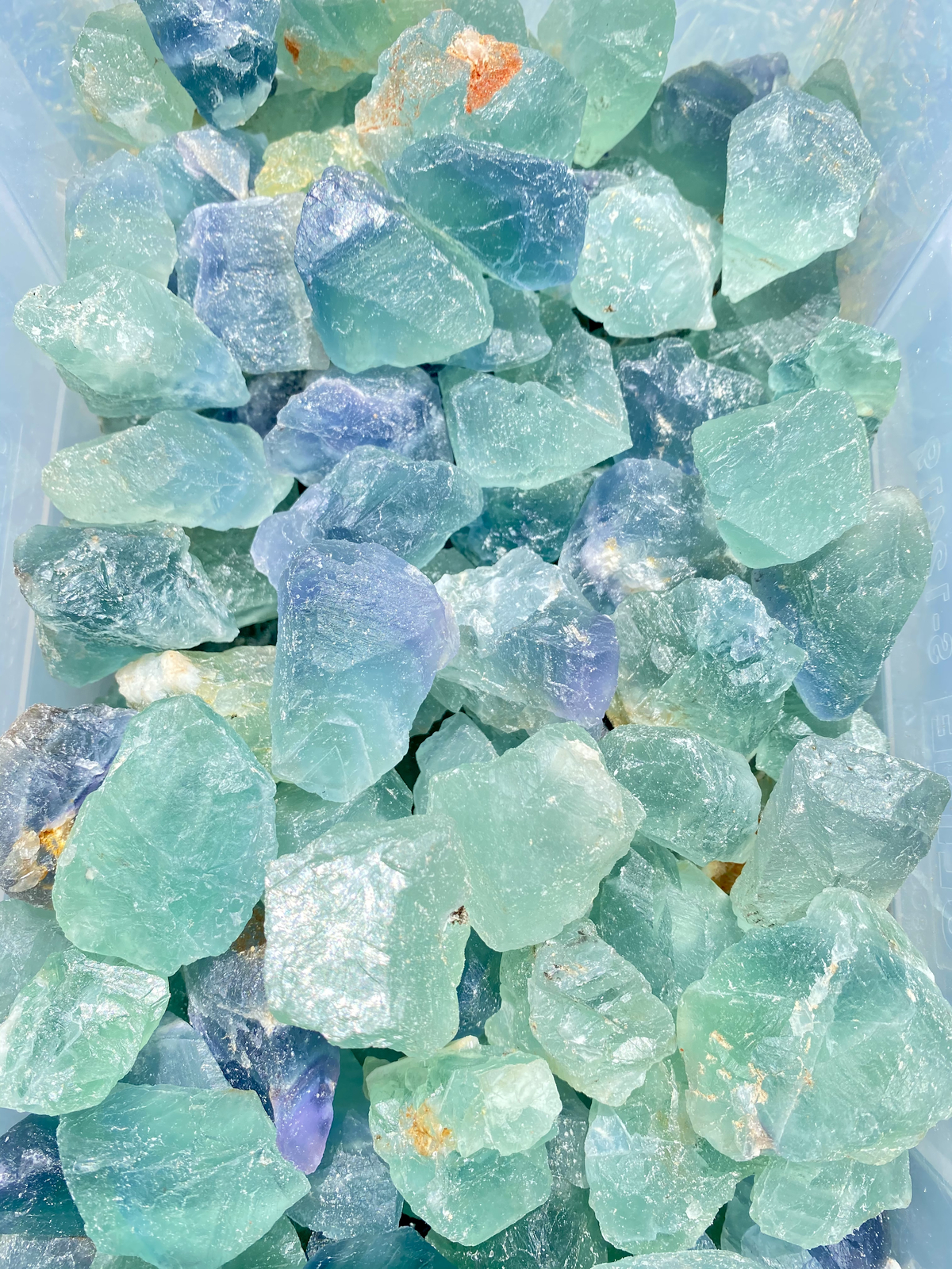 Raw Rainbow Fluorite Crystal – Mexican Fluorite, Natural Fluorite from Mexico
