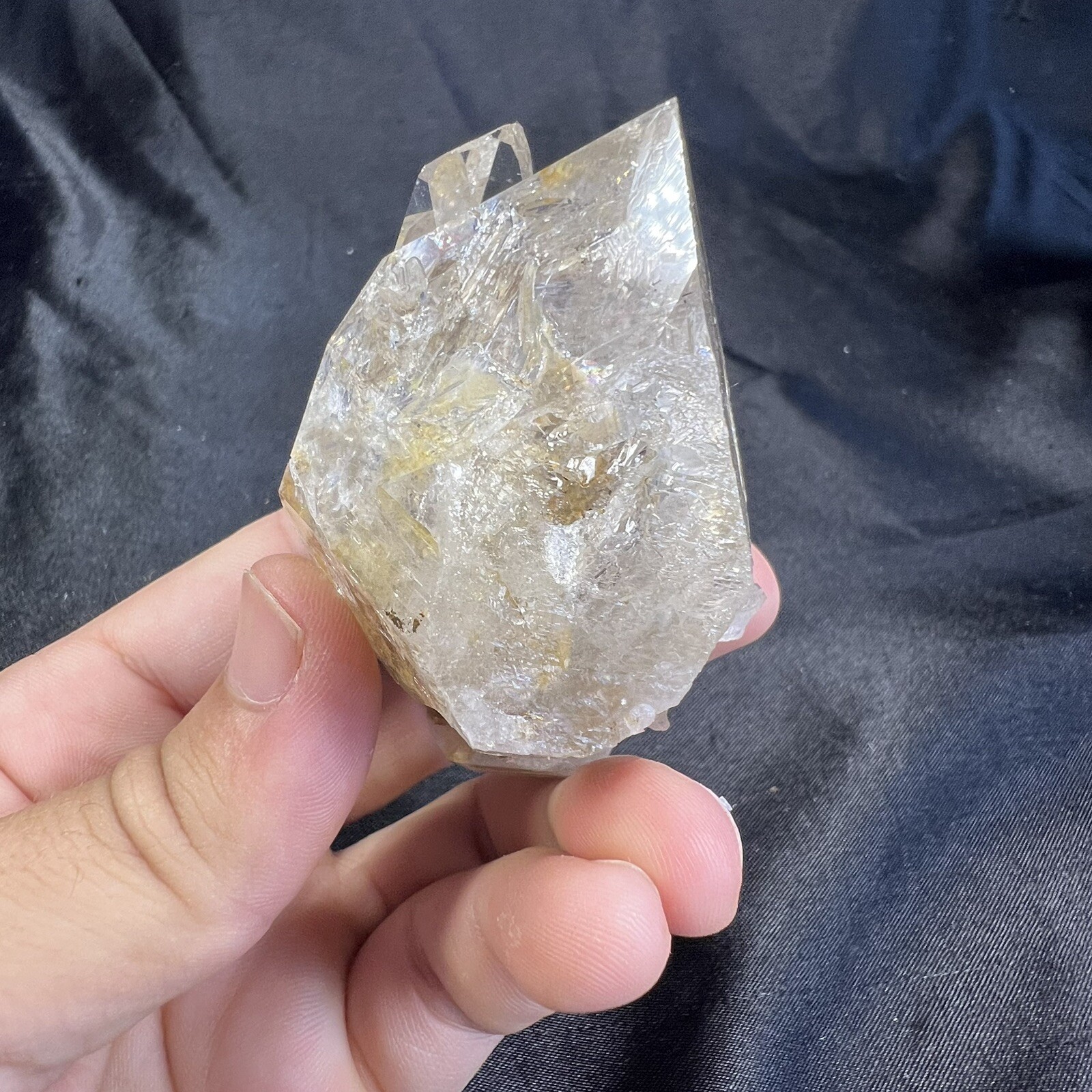 Herkimer Diamond Quartz Crystal Point / from New York