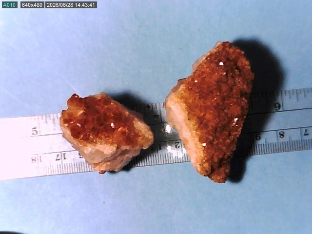 7 CITRINE SPECIMENS MIXED COLOR & SIZES LOT FROM UNKNOWN LOCATION LOT #D129