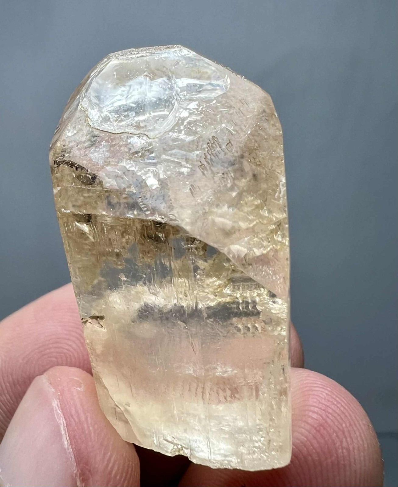 158 Carat Natural !!! Eye Clean Top Honey Color Topaz Huge Crystal @PAK