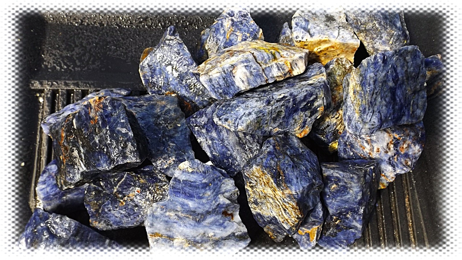 5 POUNDS Sodalite Crystal Pieces – Rough Stones – A Grade Raw Wholesale Rocks