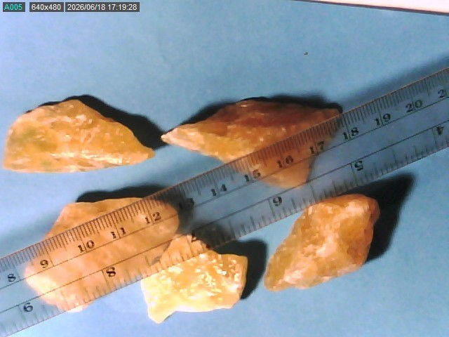 CALCITE SPECIMENS MIXED COLOR & SIZES LOT FROM UNKNOWN LOT #AD092