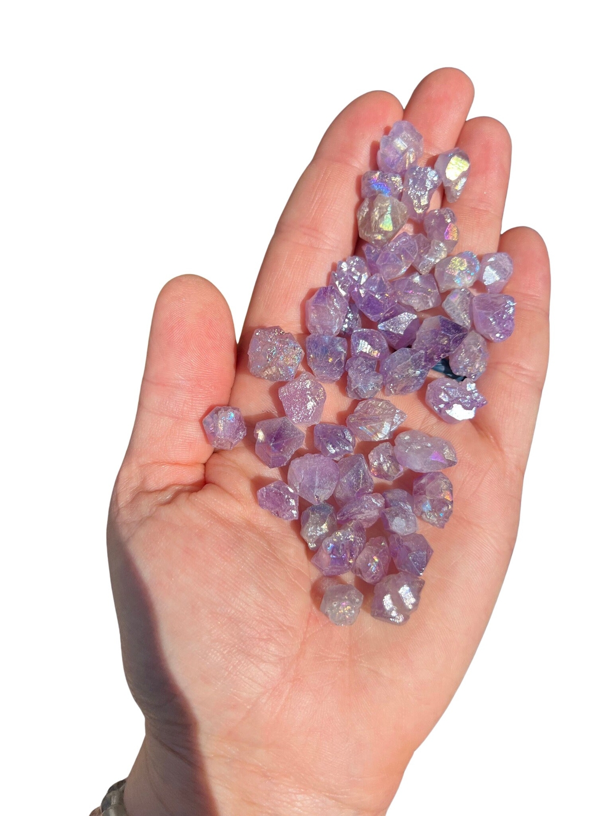 Angel Aura Amethyst Crystal Cluster Small by New Moon Beginnings