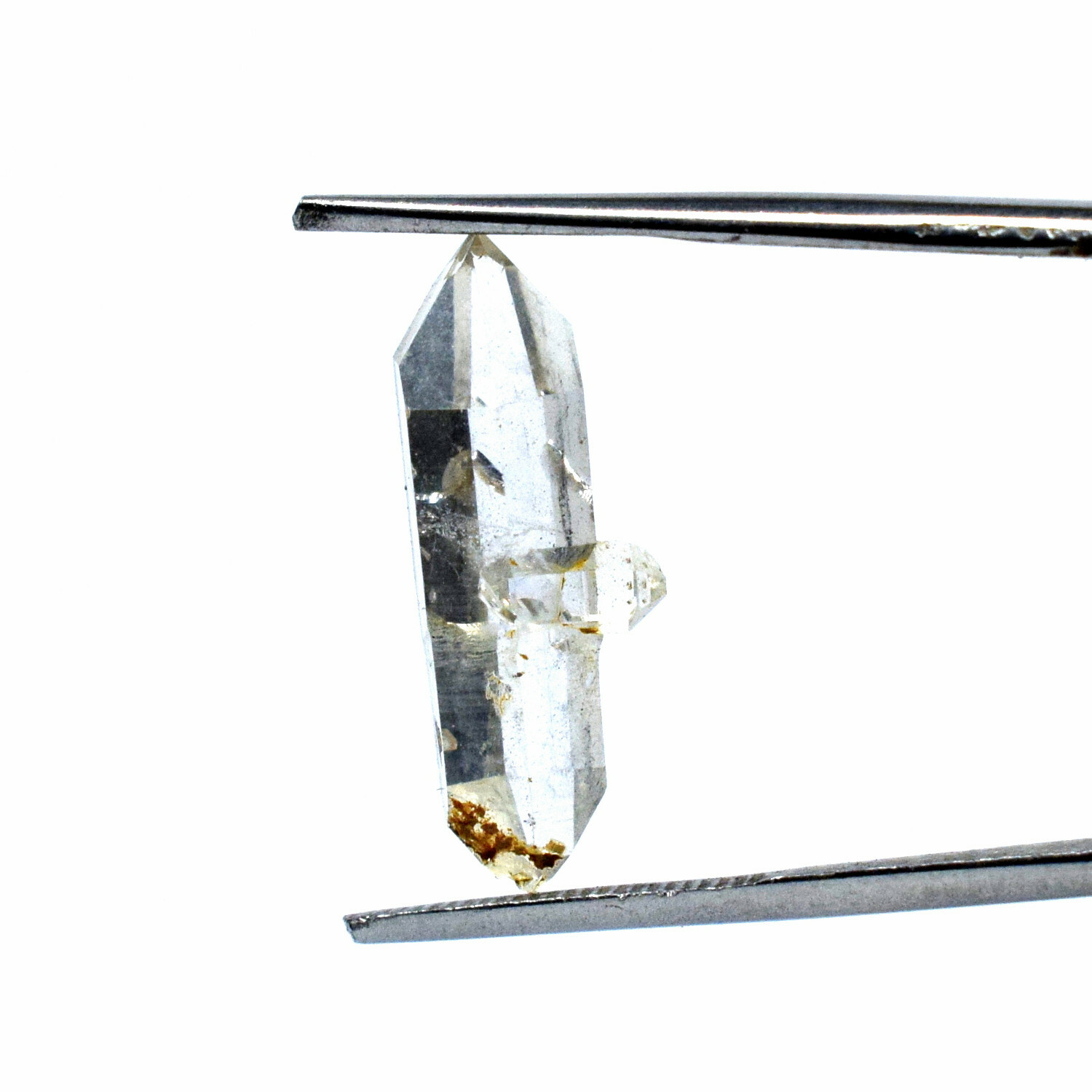 19mm 4.5ct Tibetan Elestial Quartz Point Natural Sparkling DT Crystal Gemstone