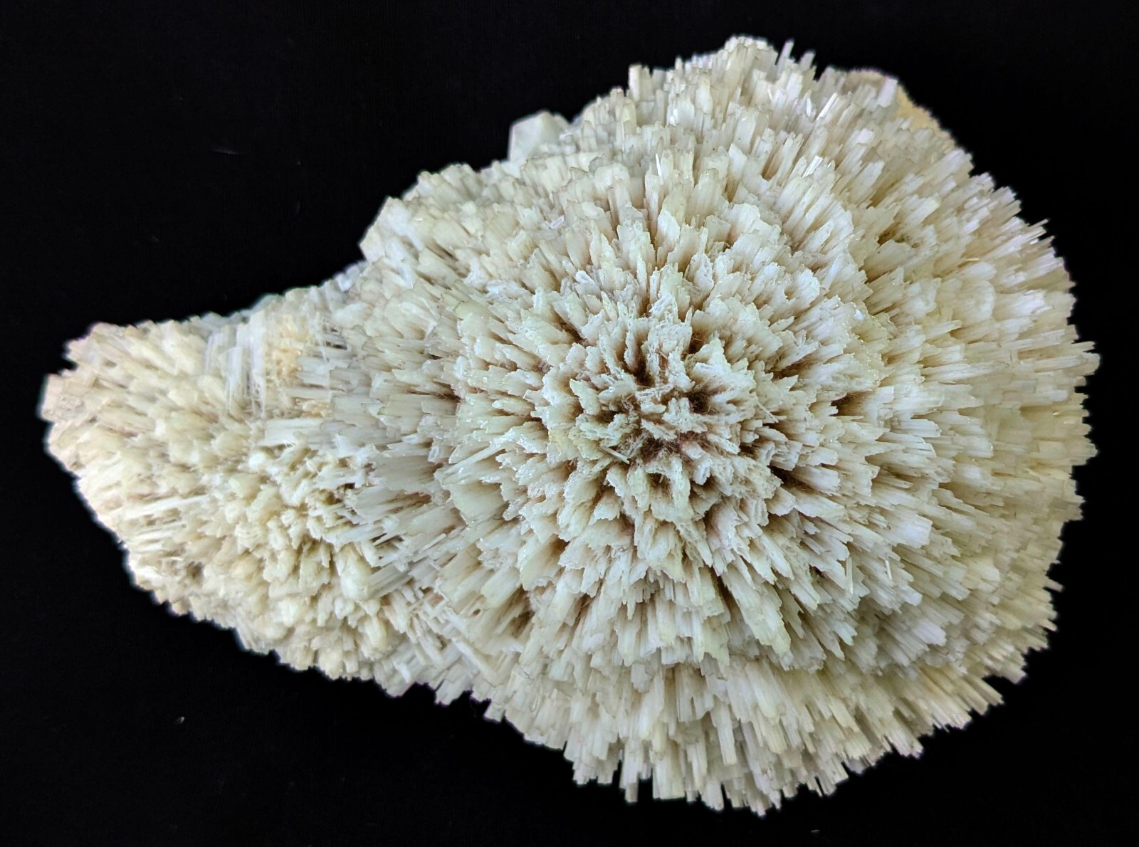 Scolecite Blow Spray ball W/ green Apophyllite cubes formation mineral Specimen