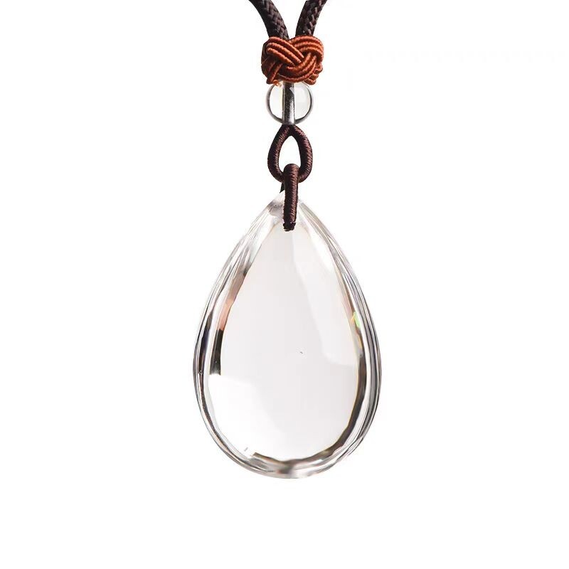 Natural Clear White Quartz pendant Mother’s Day Gift