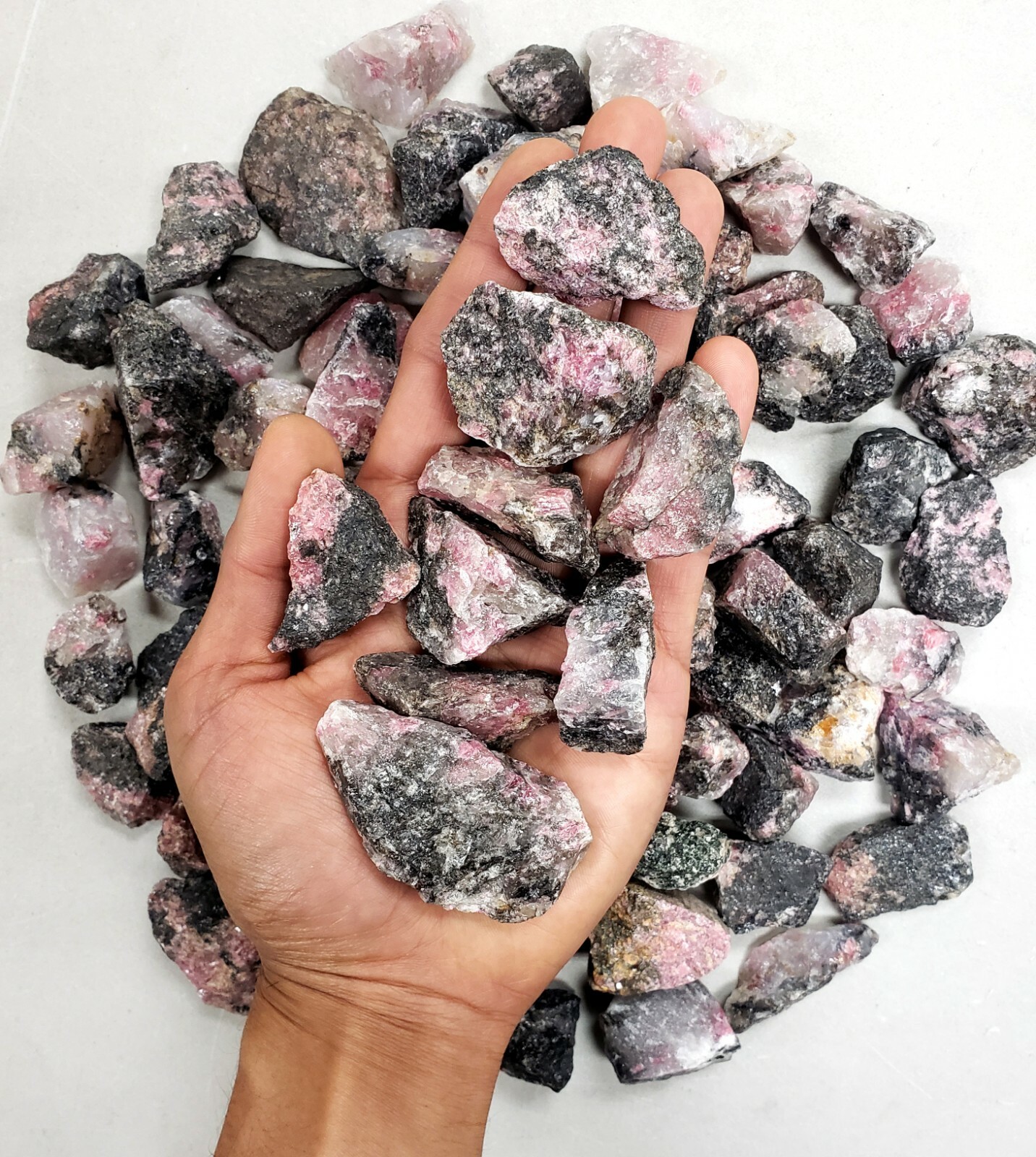 Rhodonite Stones – Bulk Raw Rhodonite Crystals – Healing Crystals Wholesale