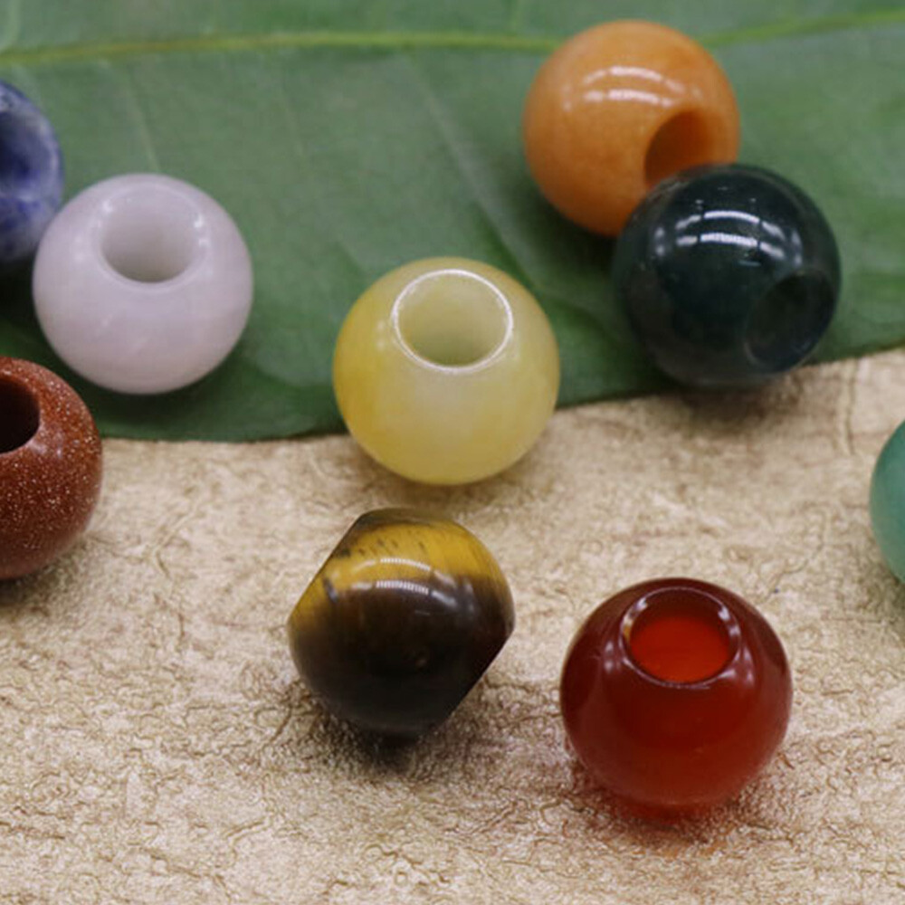 5*12mm Large Hole Rondelle Loose Charms European Beads Bracelet Jewelry Making