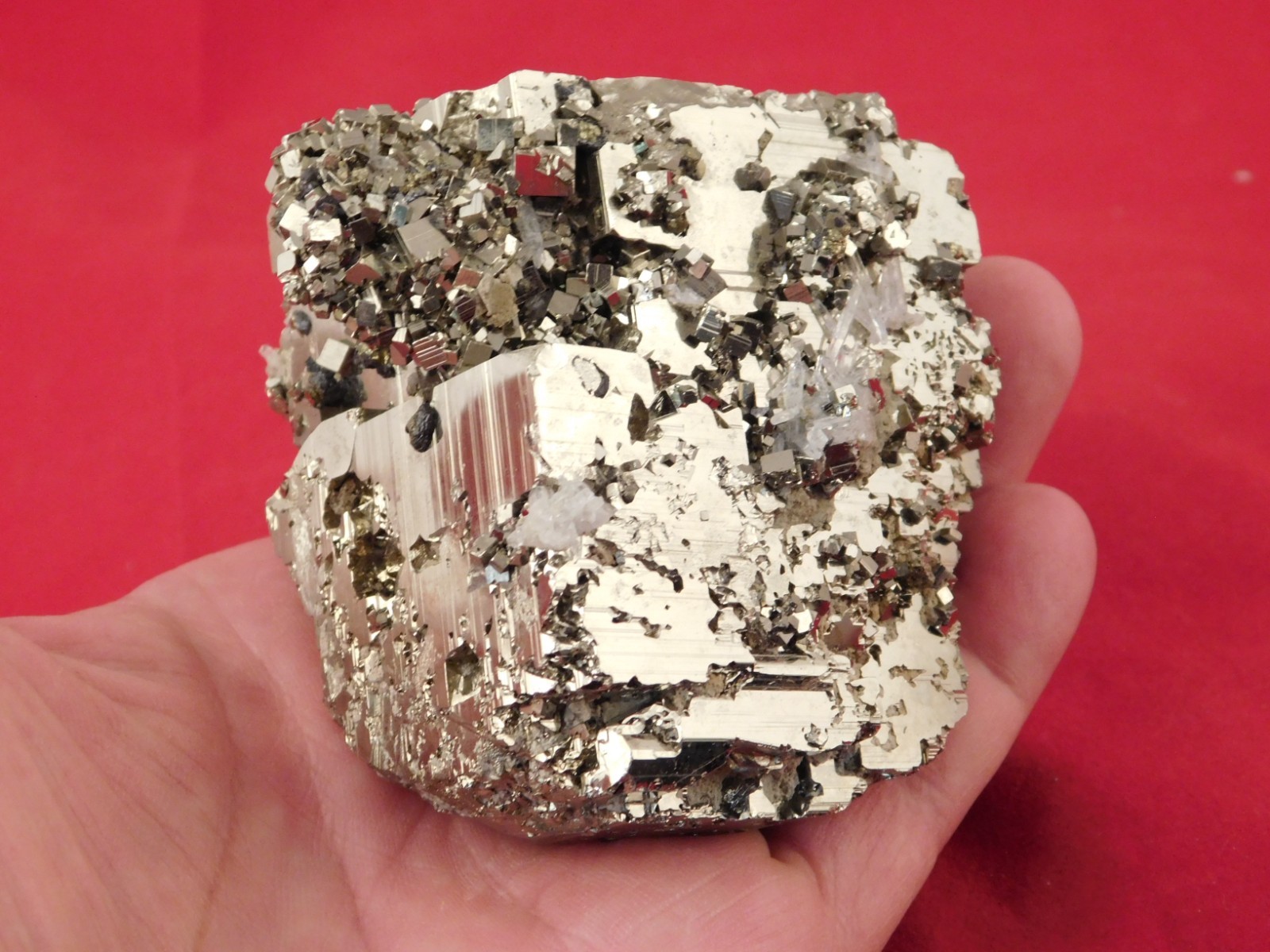 wOw BIG! AAA Pyrite CUBE Cluster 100% Natural Peru 825gr