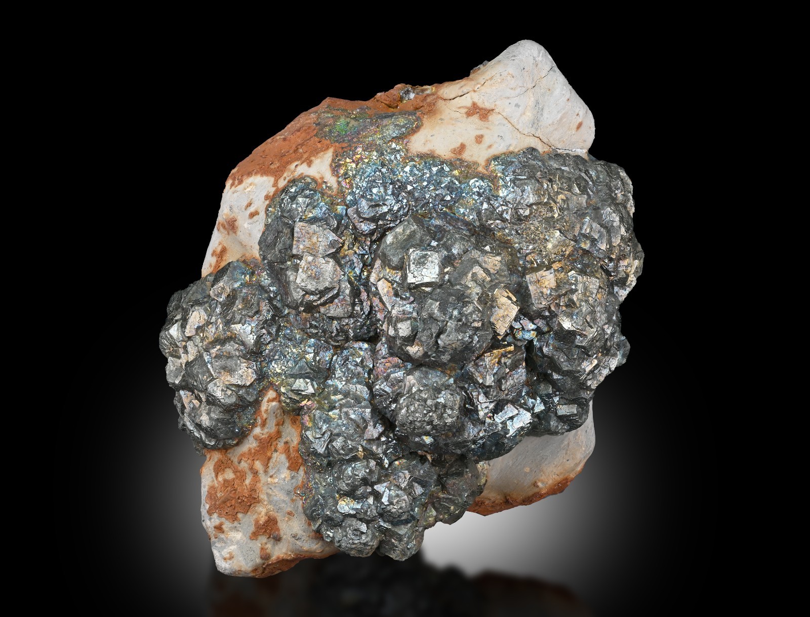 171g Pyrite Crystal on Matrix • Metallic Luster • Collector Mineral Specimen