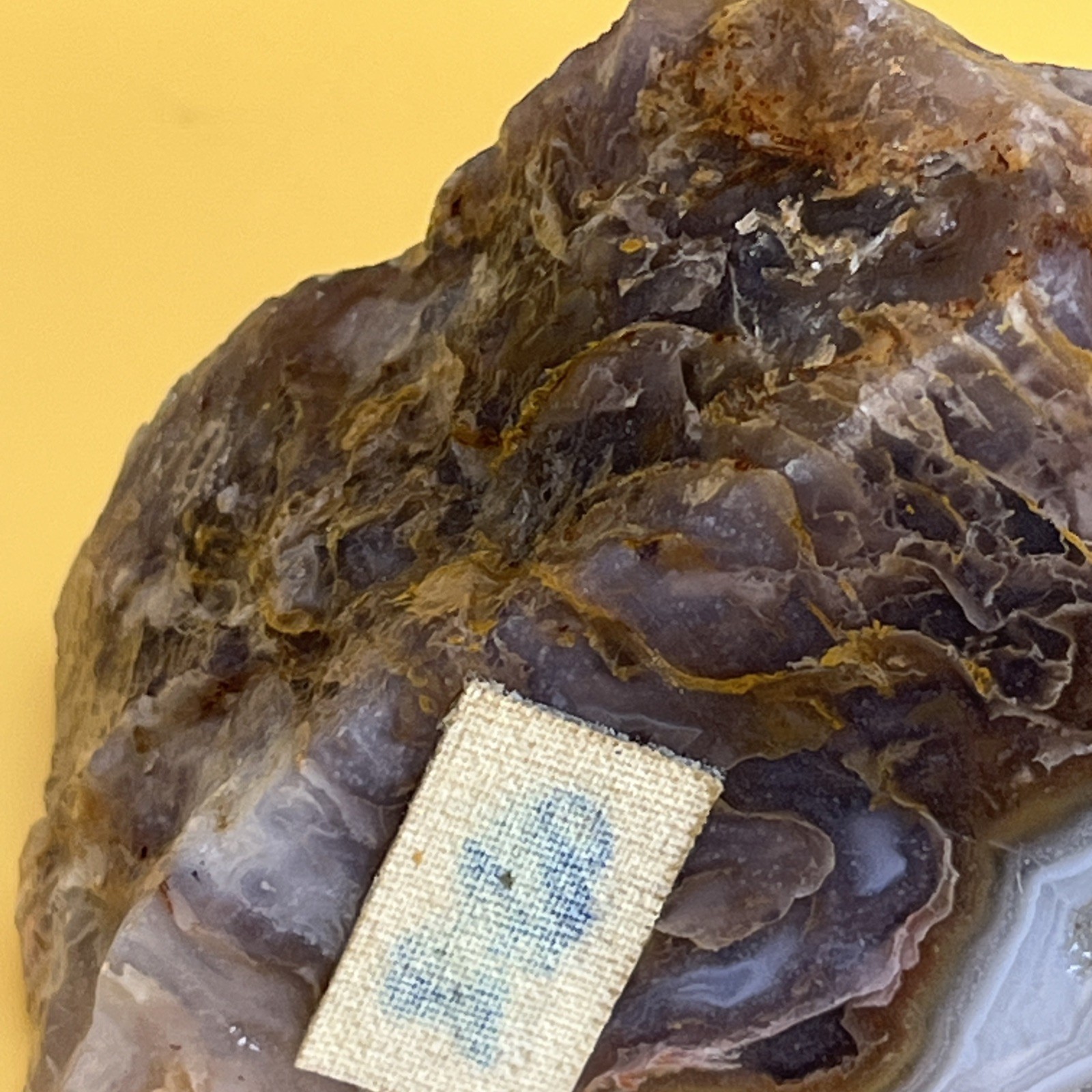Wild/Raw Crazy Lace Agate 290g Cabbing Slabbing Cut on One Side