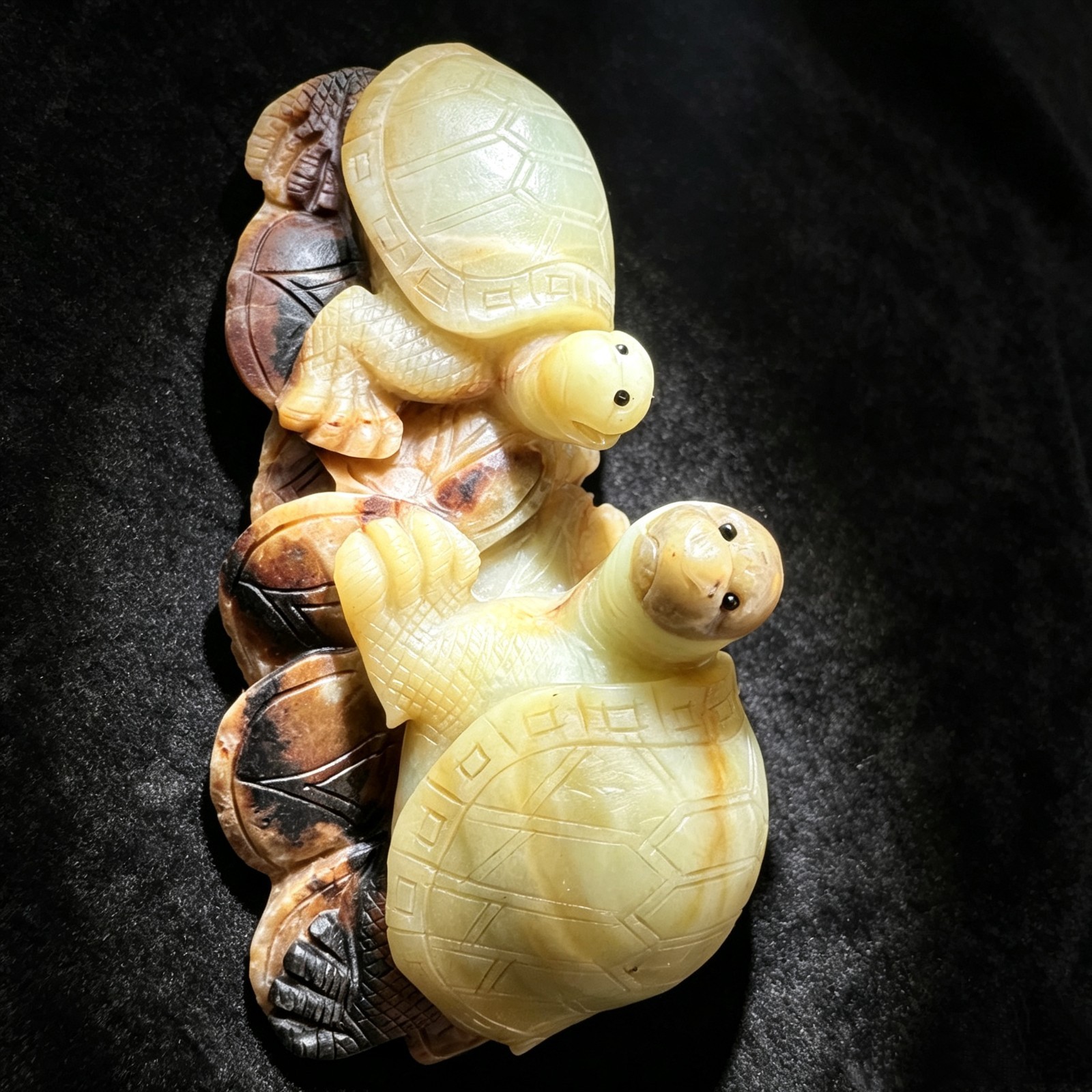 Natural Amazonite Turtle Figurine – Hand Carved Large Tortoise Statue 1175g
