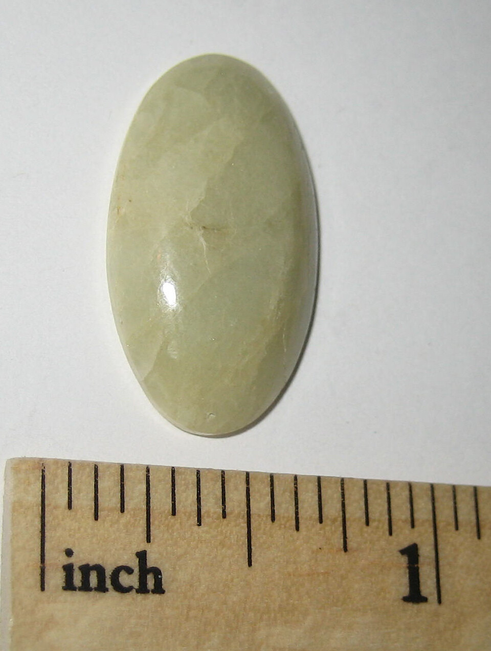 26mm HAND POLISHED NATURAL HELIODOR GOLDEN YELLOW BERYL CRYSTAL CABOCHON 2.8g 1A