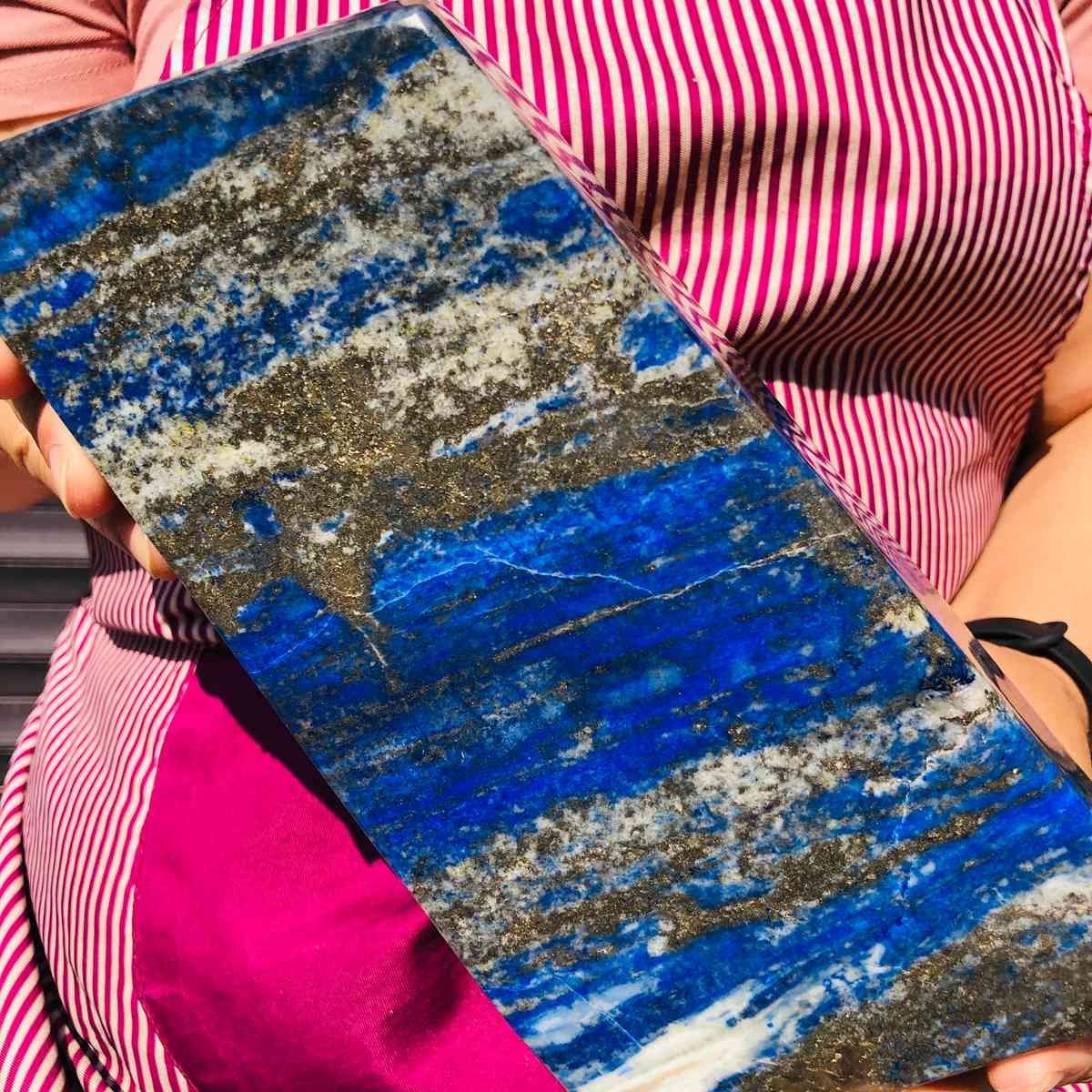 10LB Natural Lapis Lazuli Mineral Specimen Deep Blue Crystal healing Collect