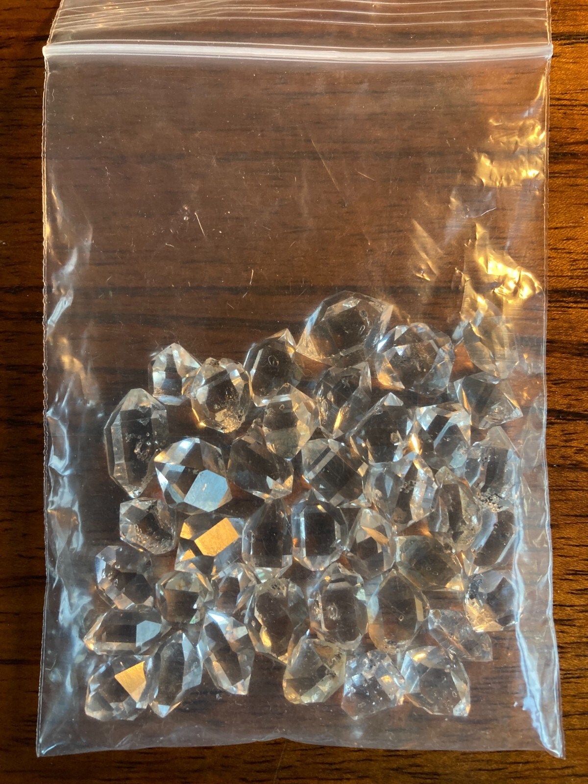 ONE Herkimer NY diamond AAA SMALL 11mm to 14mm Jewel grade! up to 1/2 inch